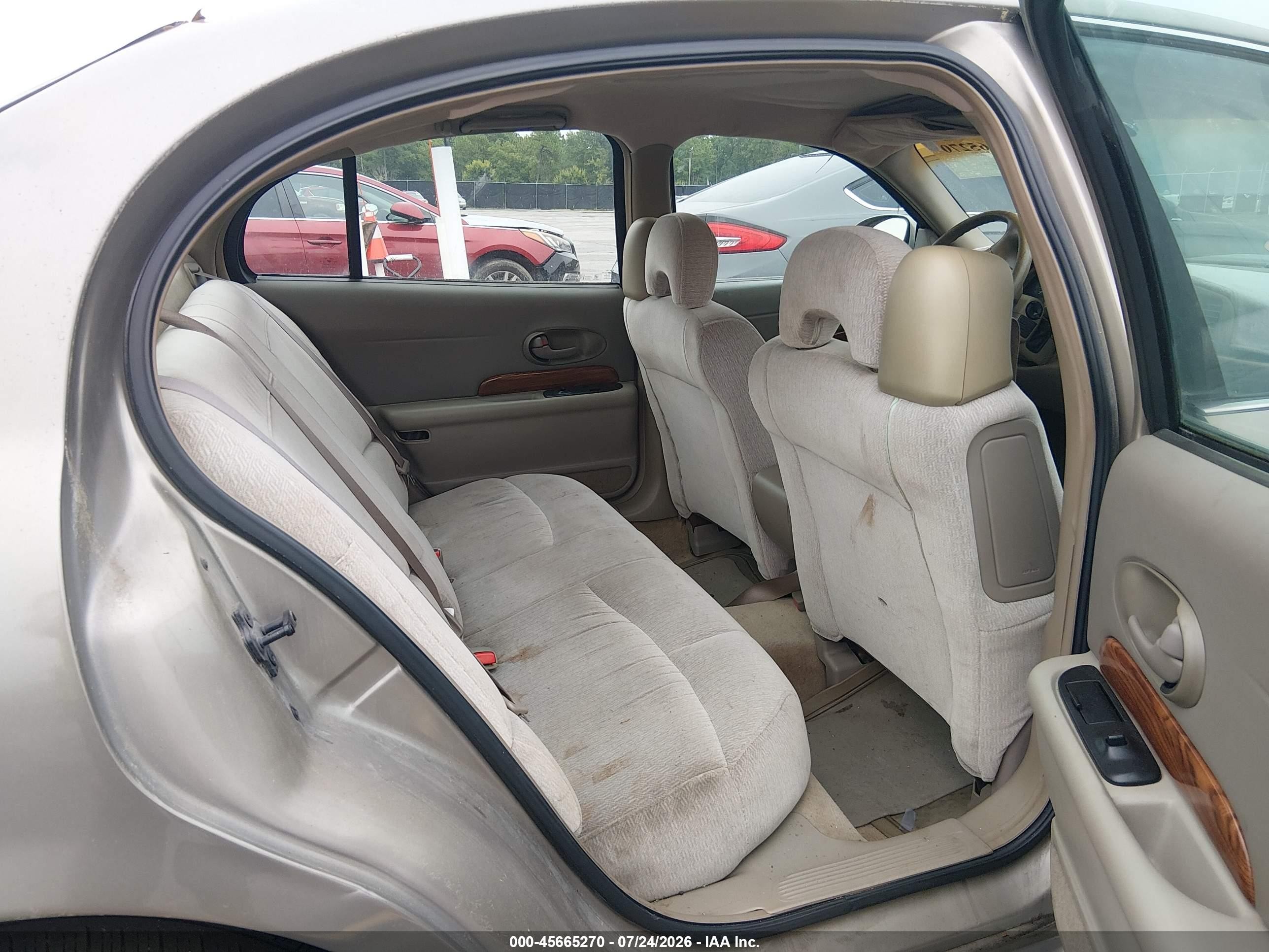 2001 Buick Lesabre Custom Beige vin: 1G4HP54K814202615