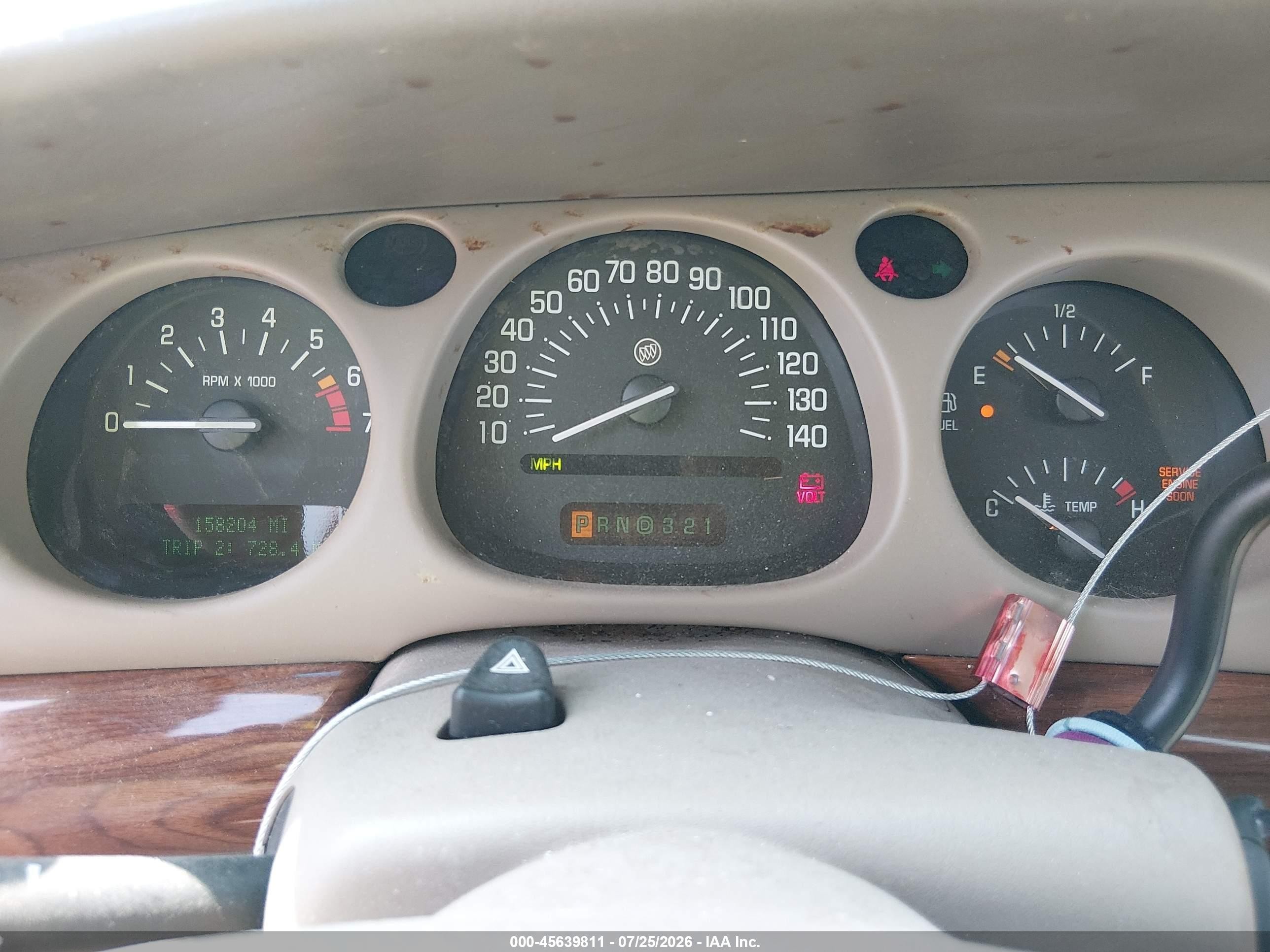 2001 Buick Lesabre Custom Burgundy vin: 1G4HP54K814208835