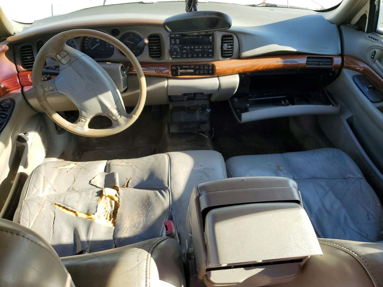 2001 Buick Lesabre Custom White vin: 1G4HP54K81U203151