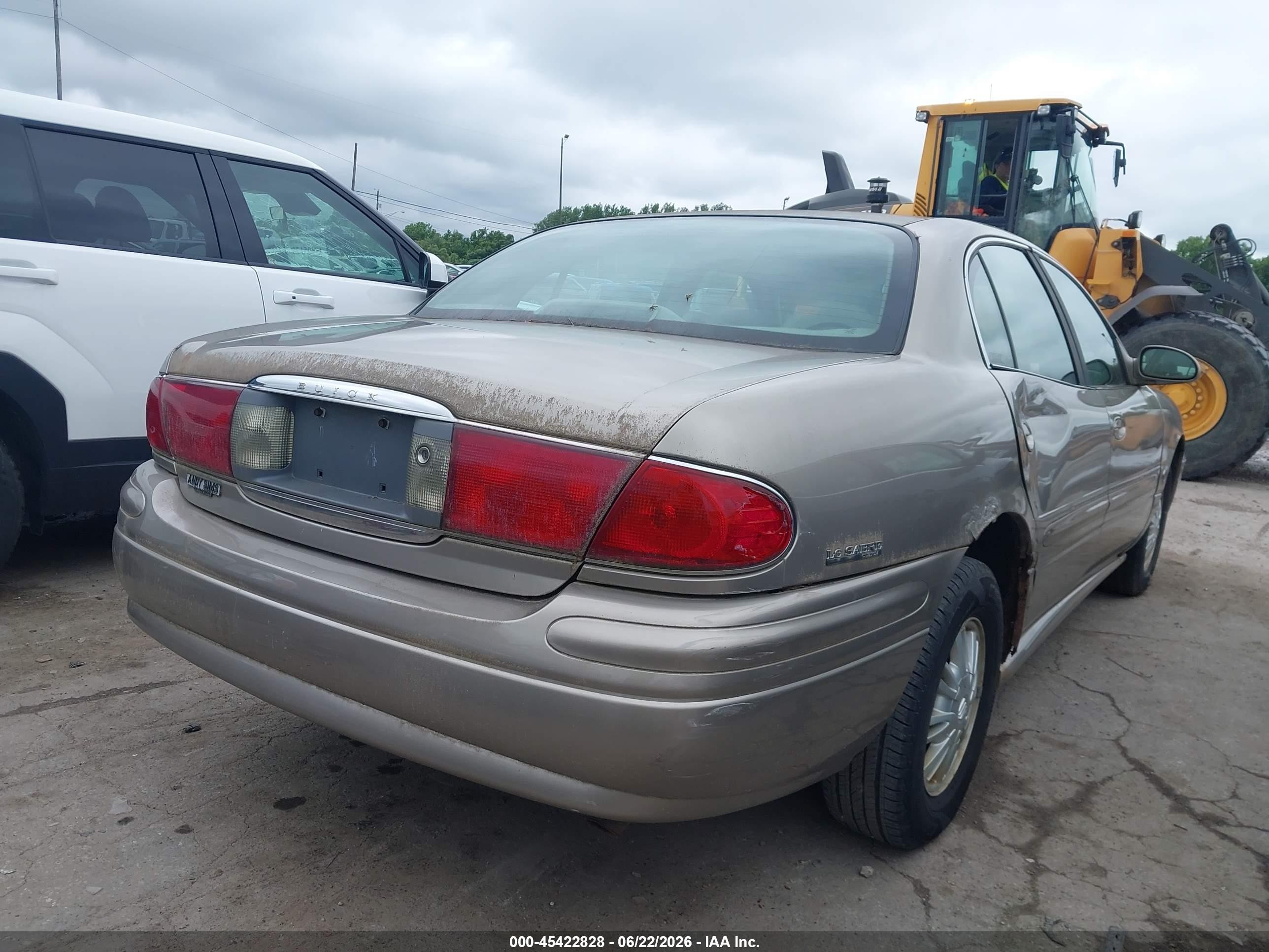2002 Buick Lesabre Custom Tan vin: 1G4HP54K824226706