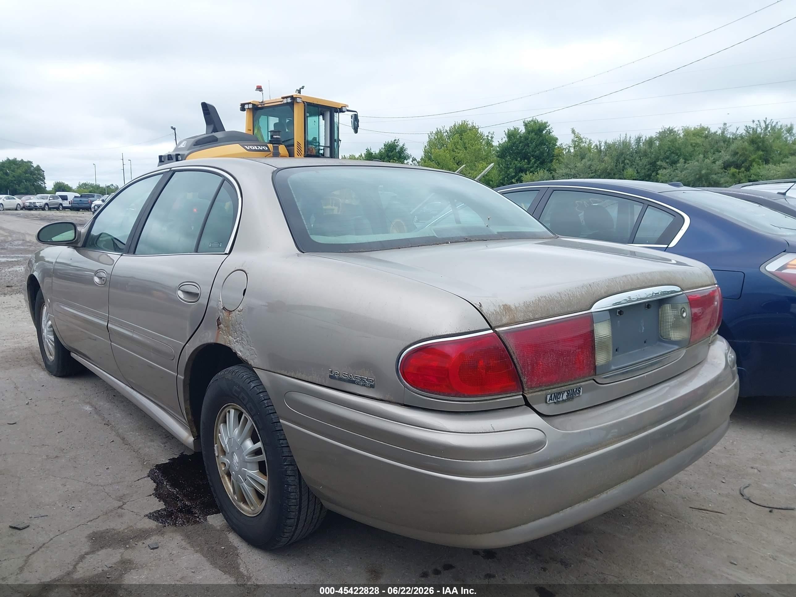 2002 Buick Lesabre Custom Tan vin: 1G4HP54K824226706