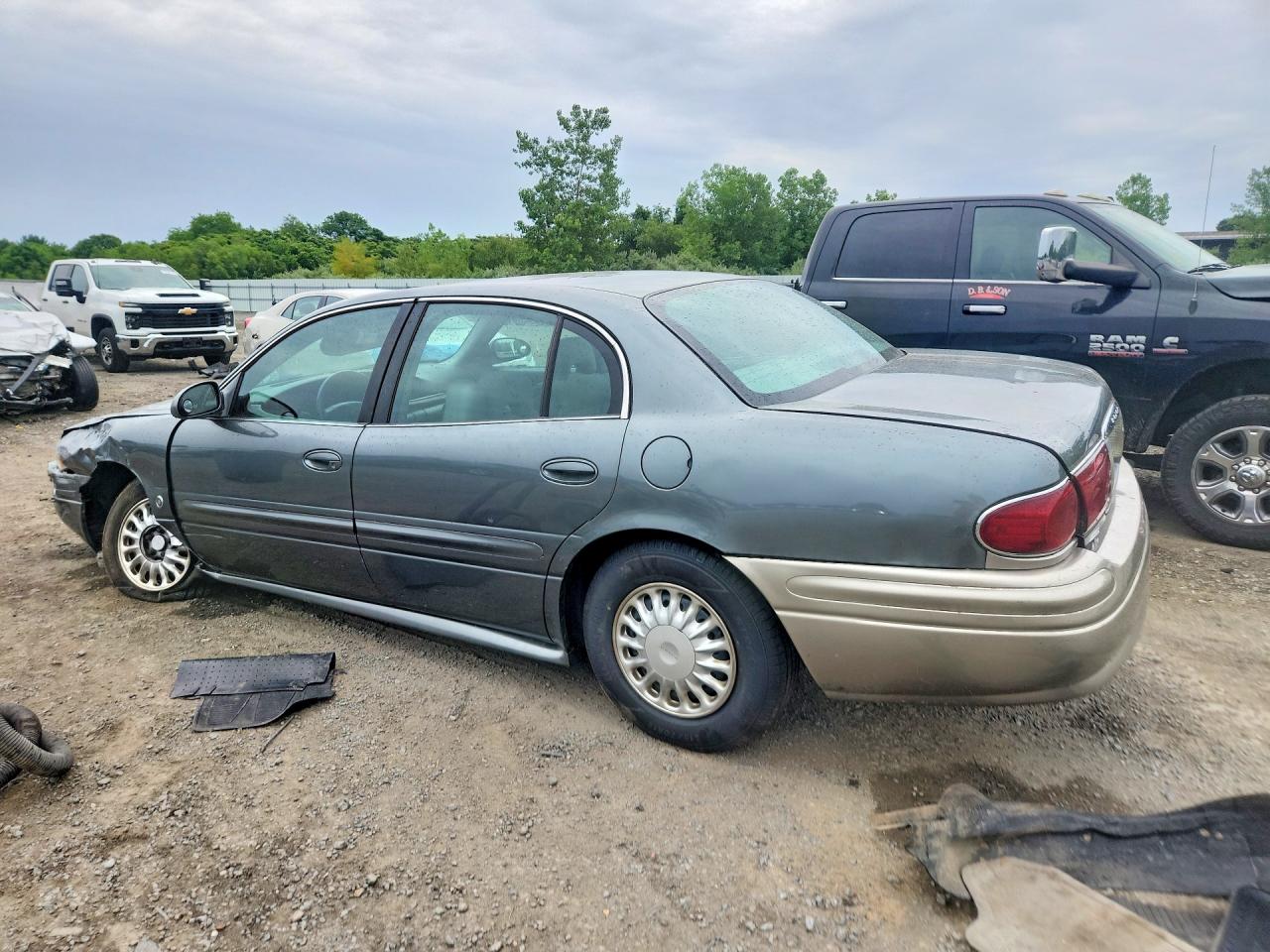 2004 Buick Lesabre Custom Silver vin: 1G4HP54K84U190499