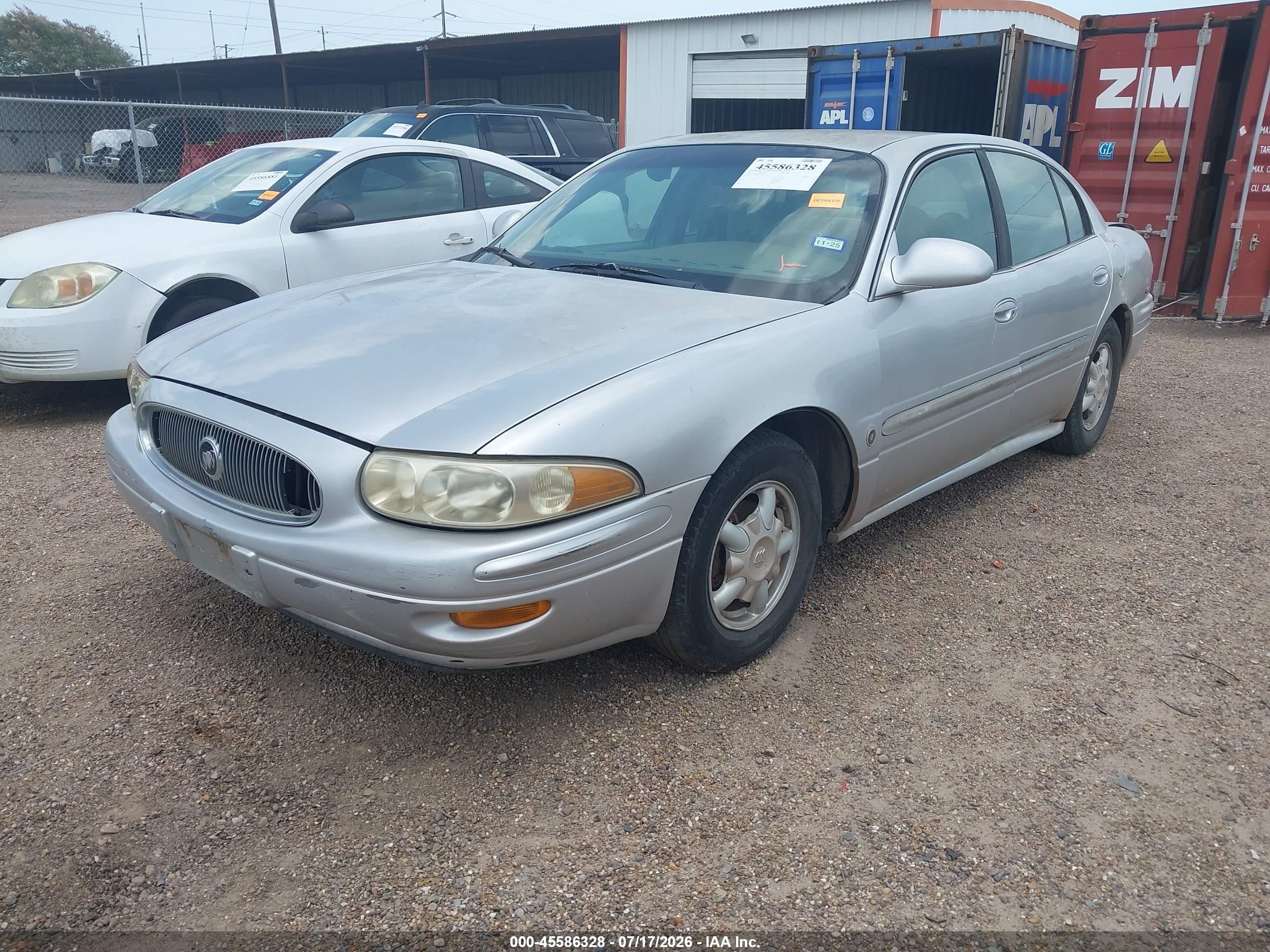 2001 Buick Lesabre Custom Серебряный vin: 1G4HP54K914182794