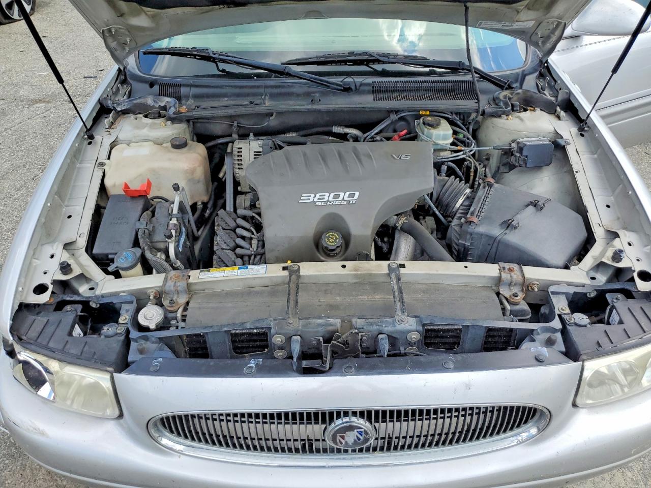 2001 Buick Lesabre Custom Silver vin: 1G4HP54K91U257297