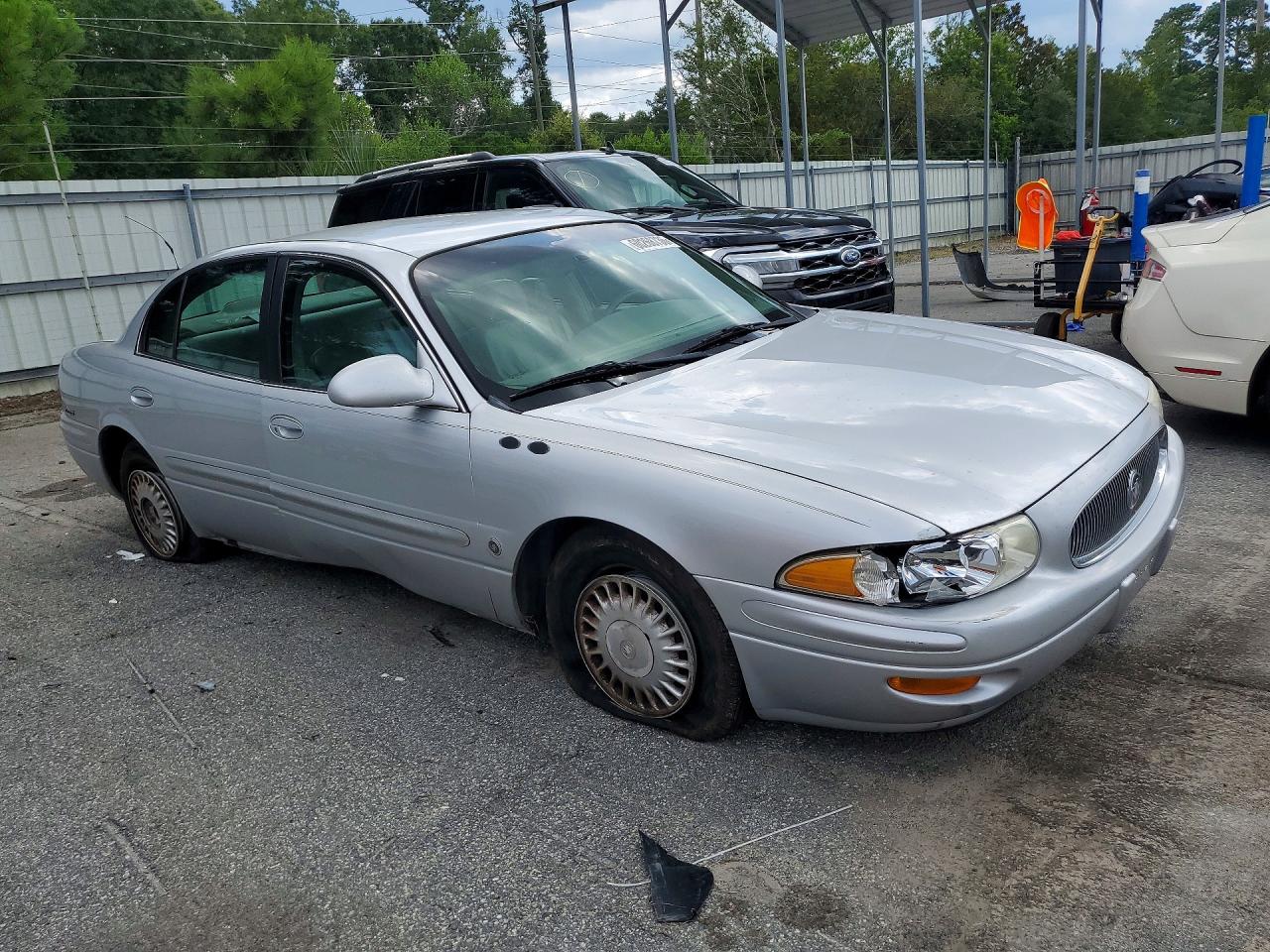2001 Buick Lesabre Custom Silver vin: 1G4HP54K91U257297