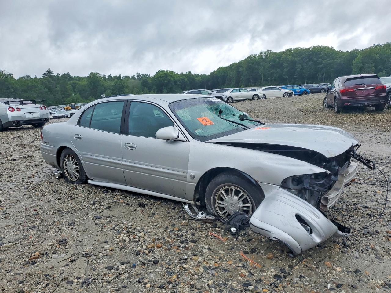 2002 Buick Lesabre Custom Silver vin: 1G4HP54K924149795
