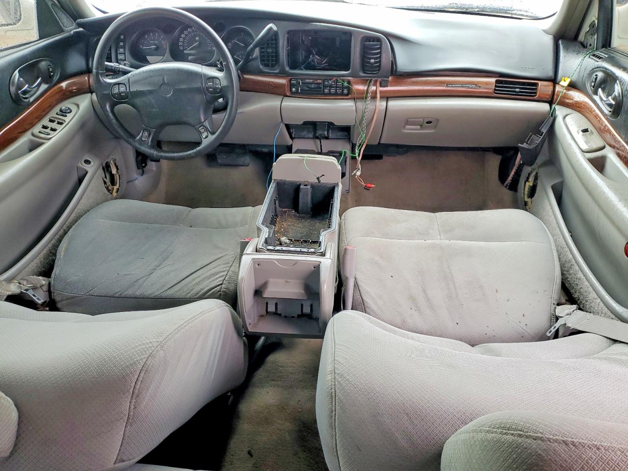 2004 Buick Lesabre Custom White vin: 1G4HP54K944120669