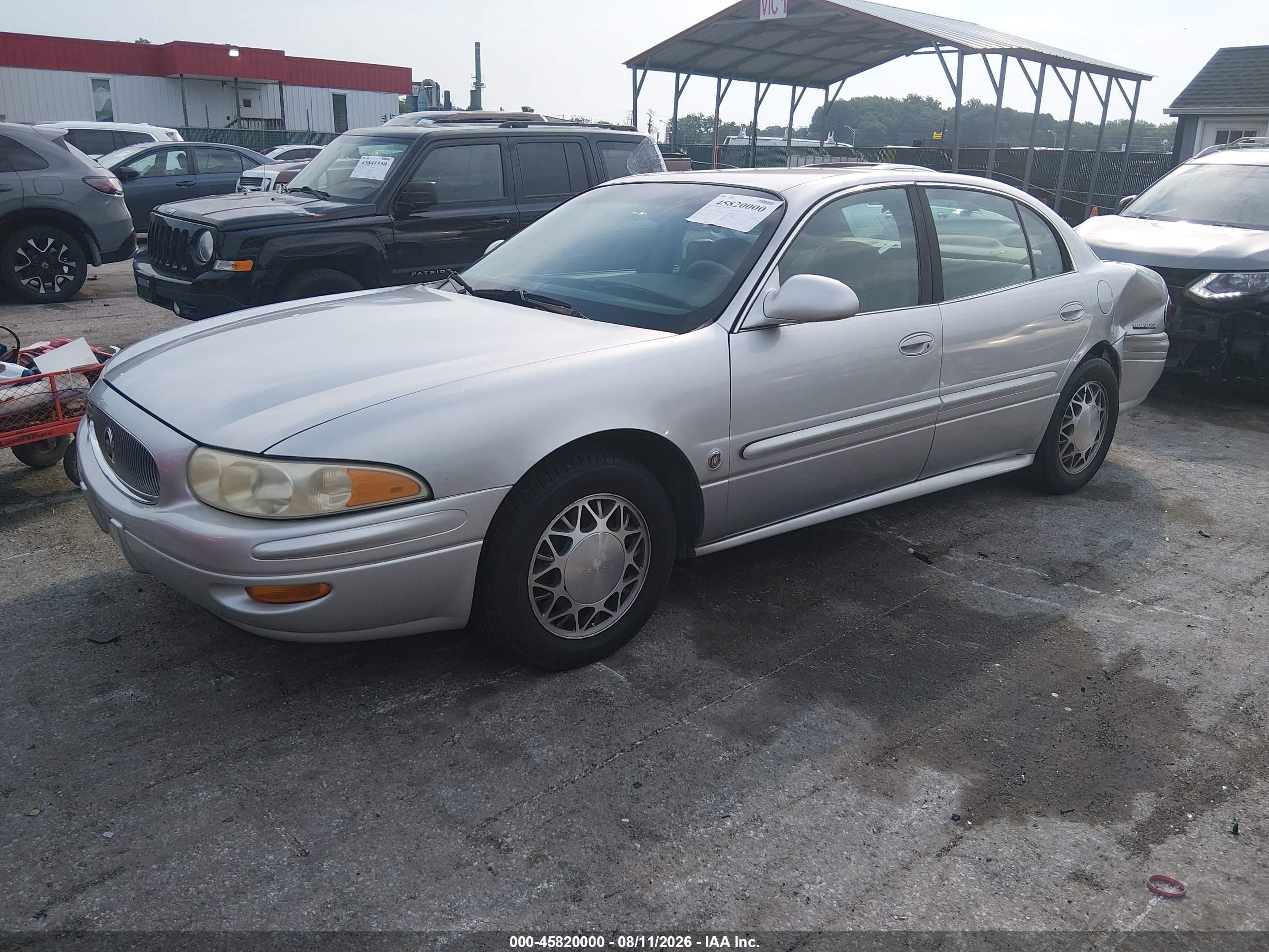 2000 Buick Lesabre Custom Silver vin: 1G4HP54K9Y4185186