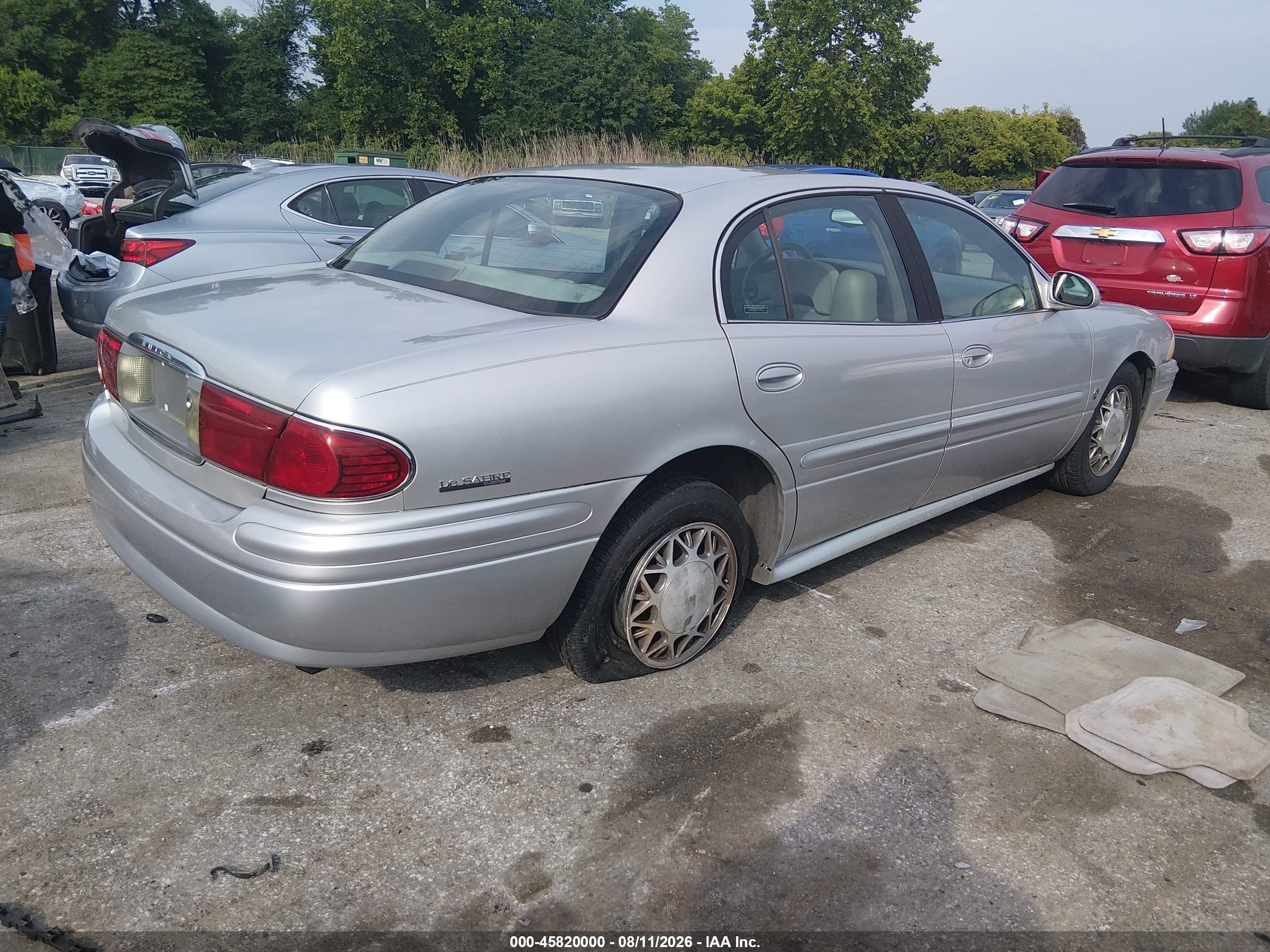 2000 Buick Lesabre Custom Silver vin: 1G4HP54K9Y4185186