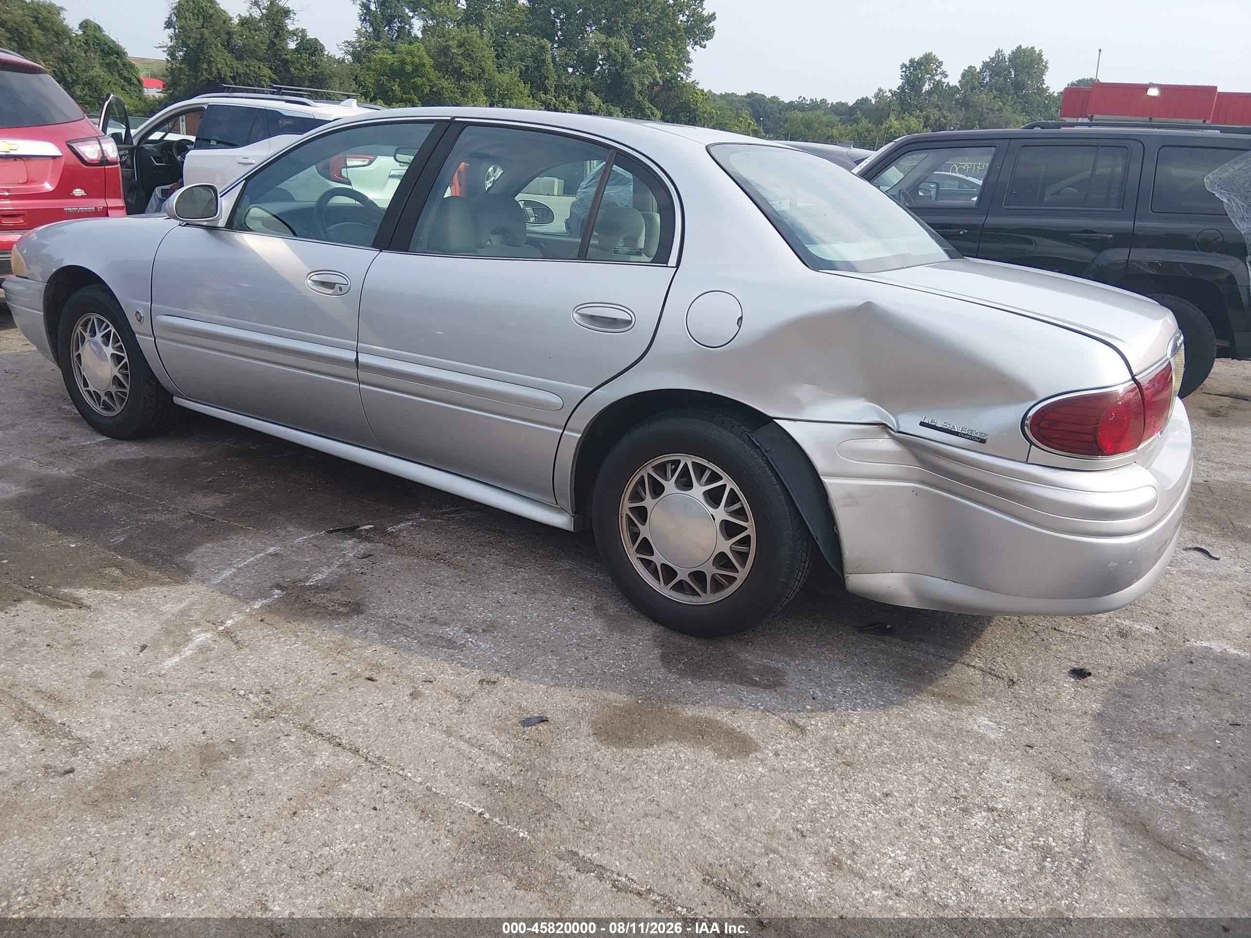 2000 Buick Lesabre Custom Silver vin: 1G4HP54K9Y4185186