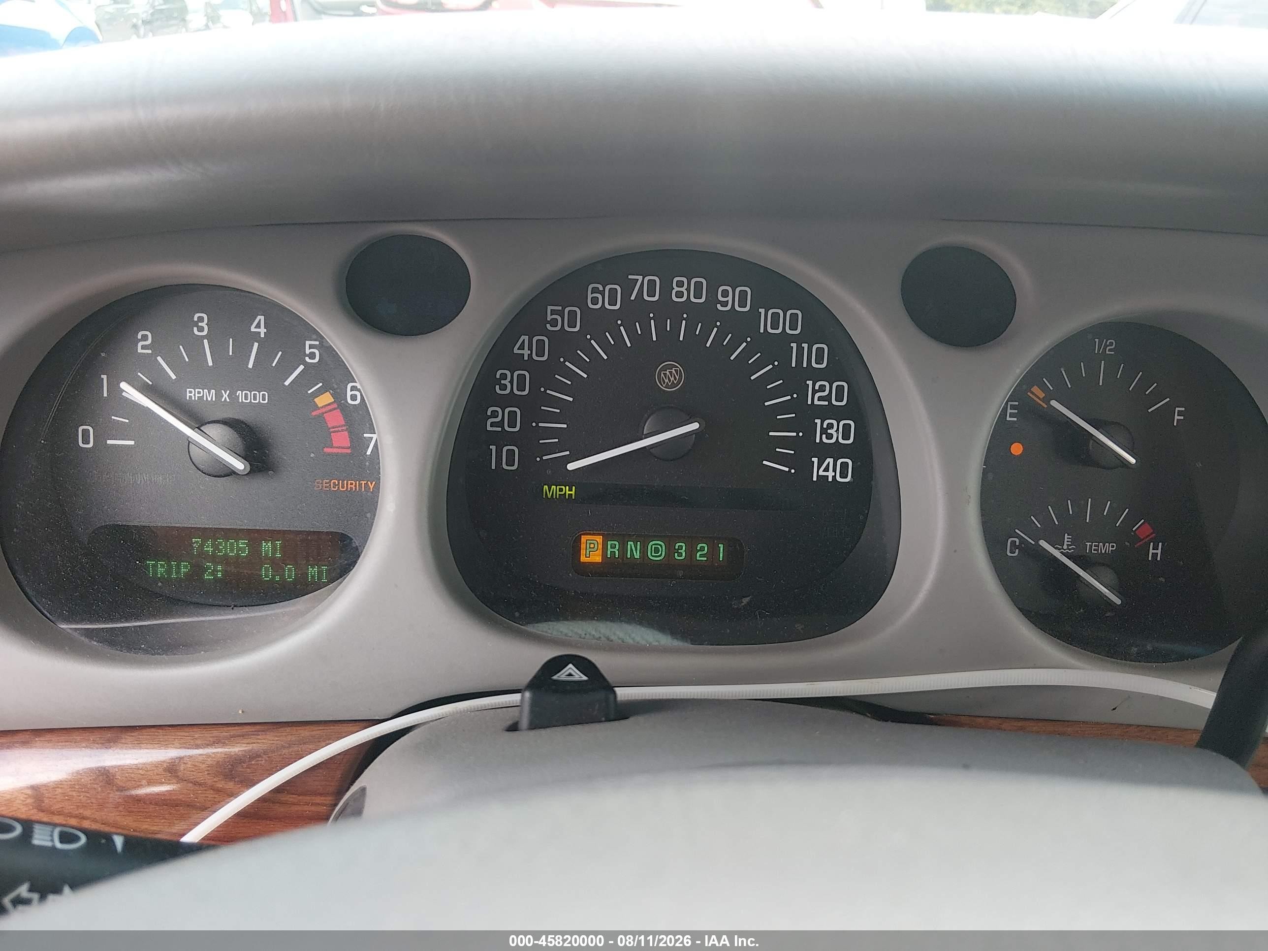2000 Buick Lesabre Custom Silver vin: 1G4HP54K9Y4185186