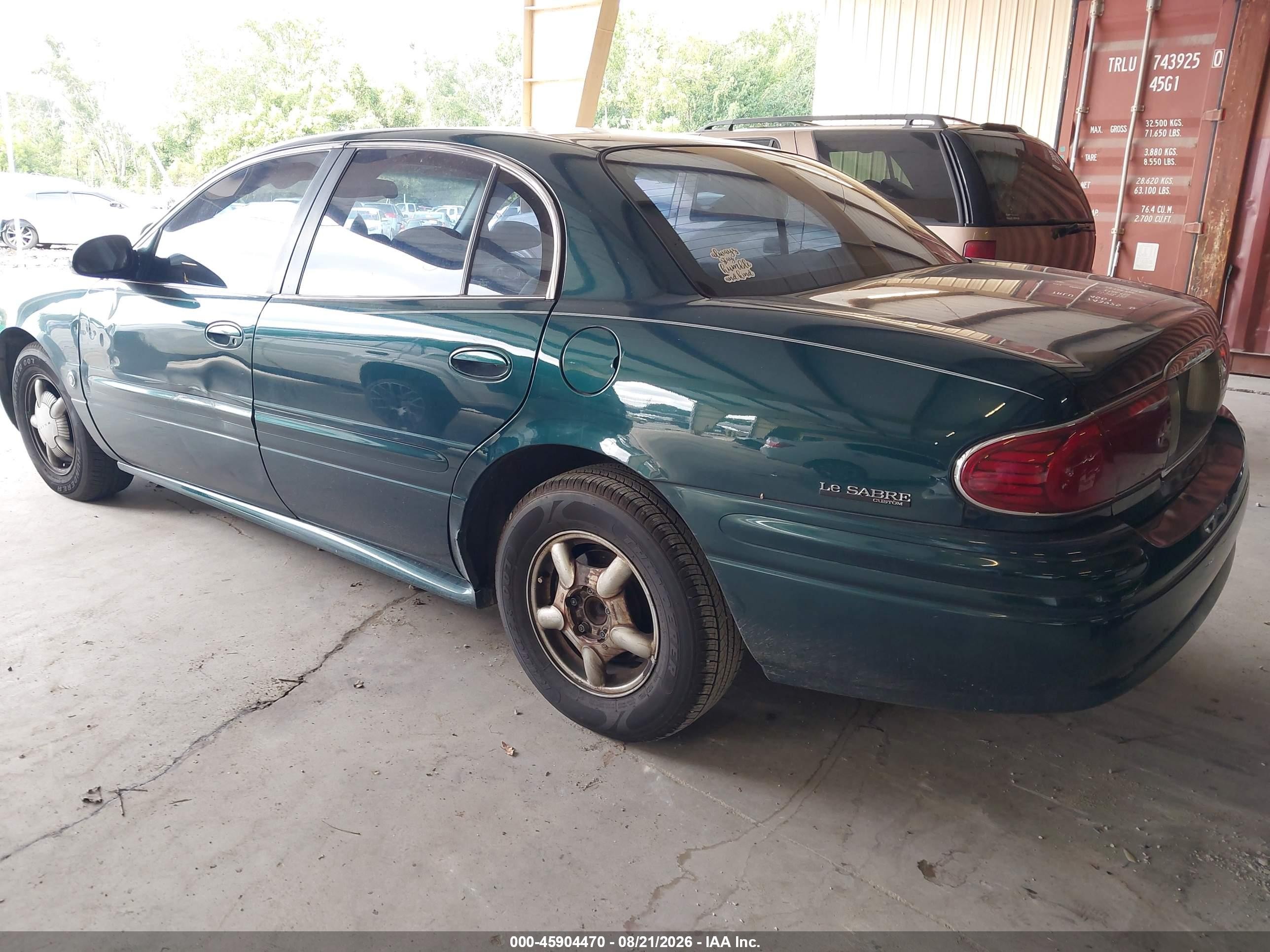 2000 Buick Lesabre Custom Green vin: 1G4HP54K9Y4269217