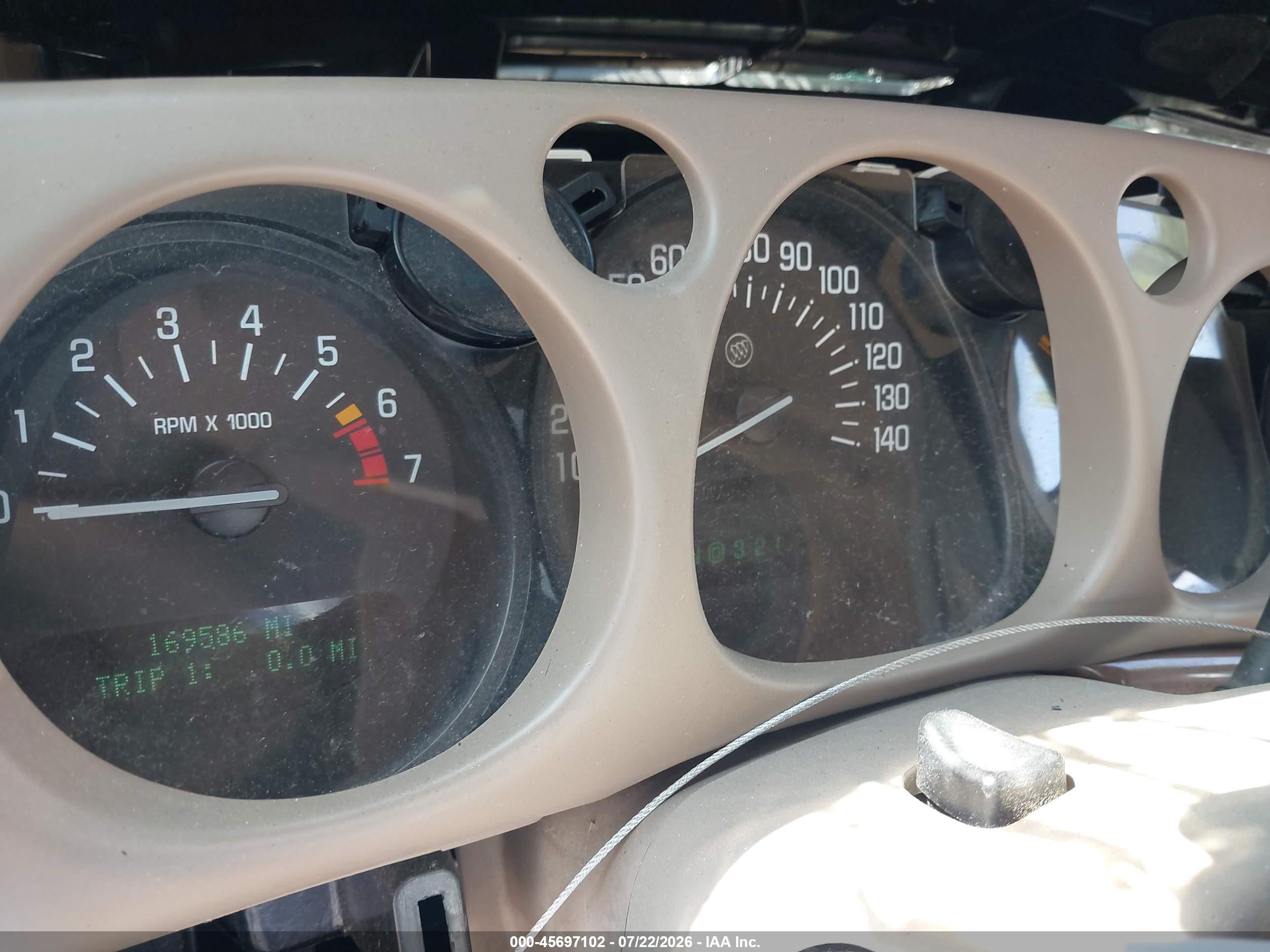 2000 Buick Lesabre Custom Tan vin: 1G4HP54K9YU321476