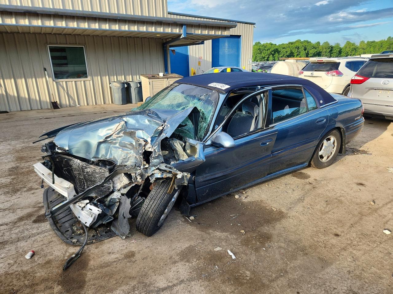2001 Buick Lesabre Custom Blue vin: 1G4HP54KX14145365
