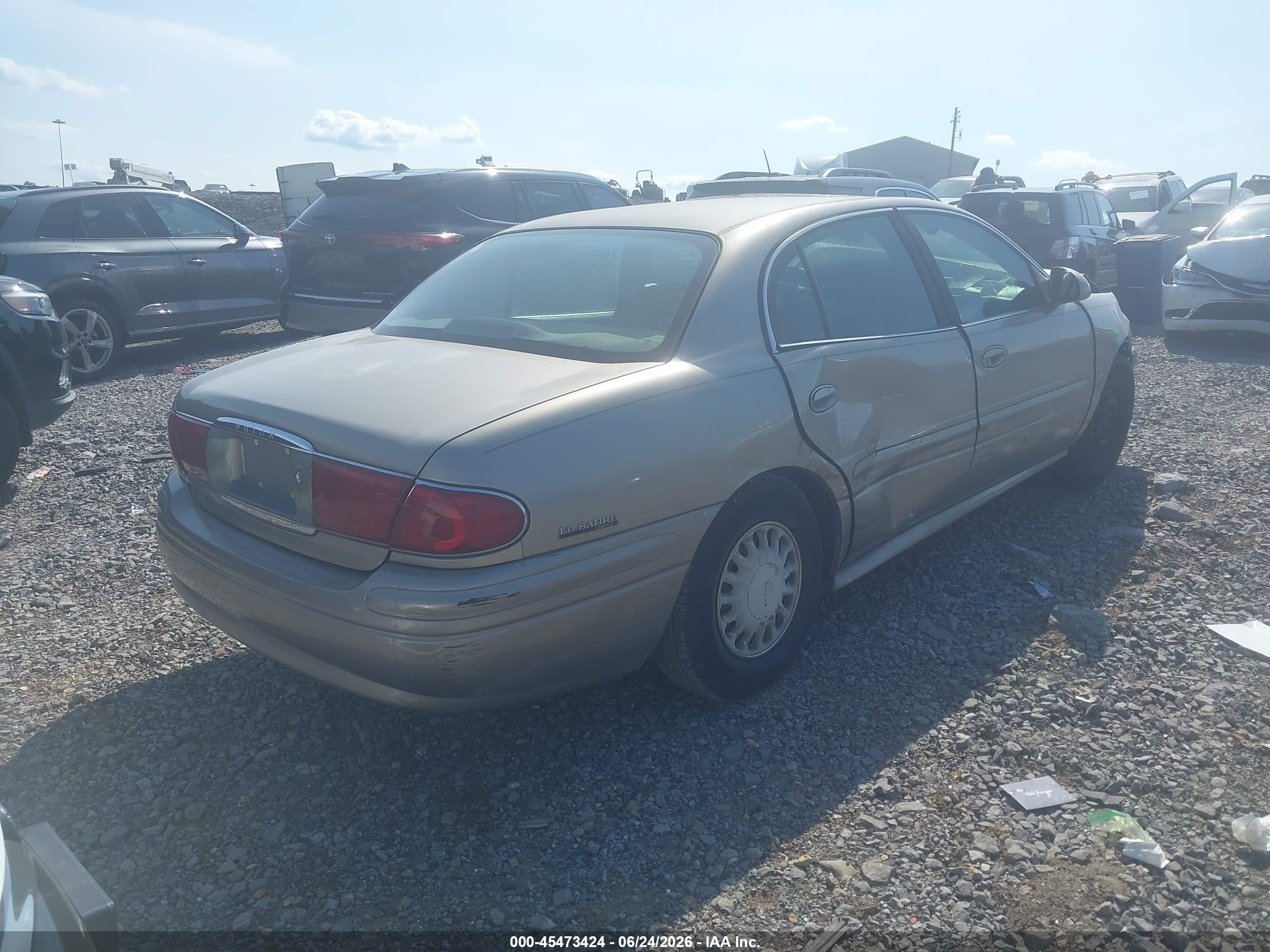 2001 Buick Lesabre Custom Gold vin: 1G4HP54KX14150517
