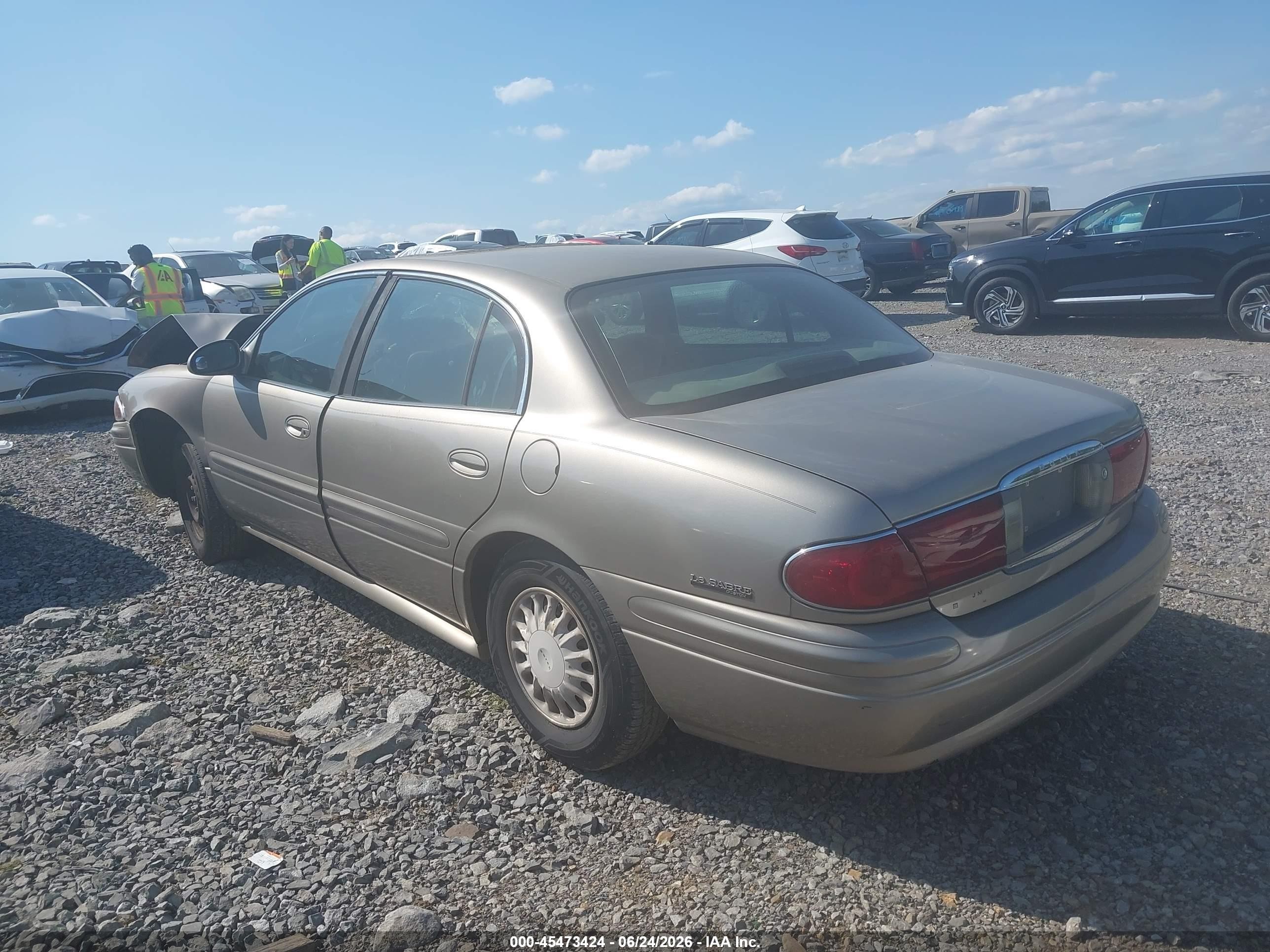 2001 Buick Lesabre Custom Gold vin: 1G4HP54KX14150517