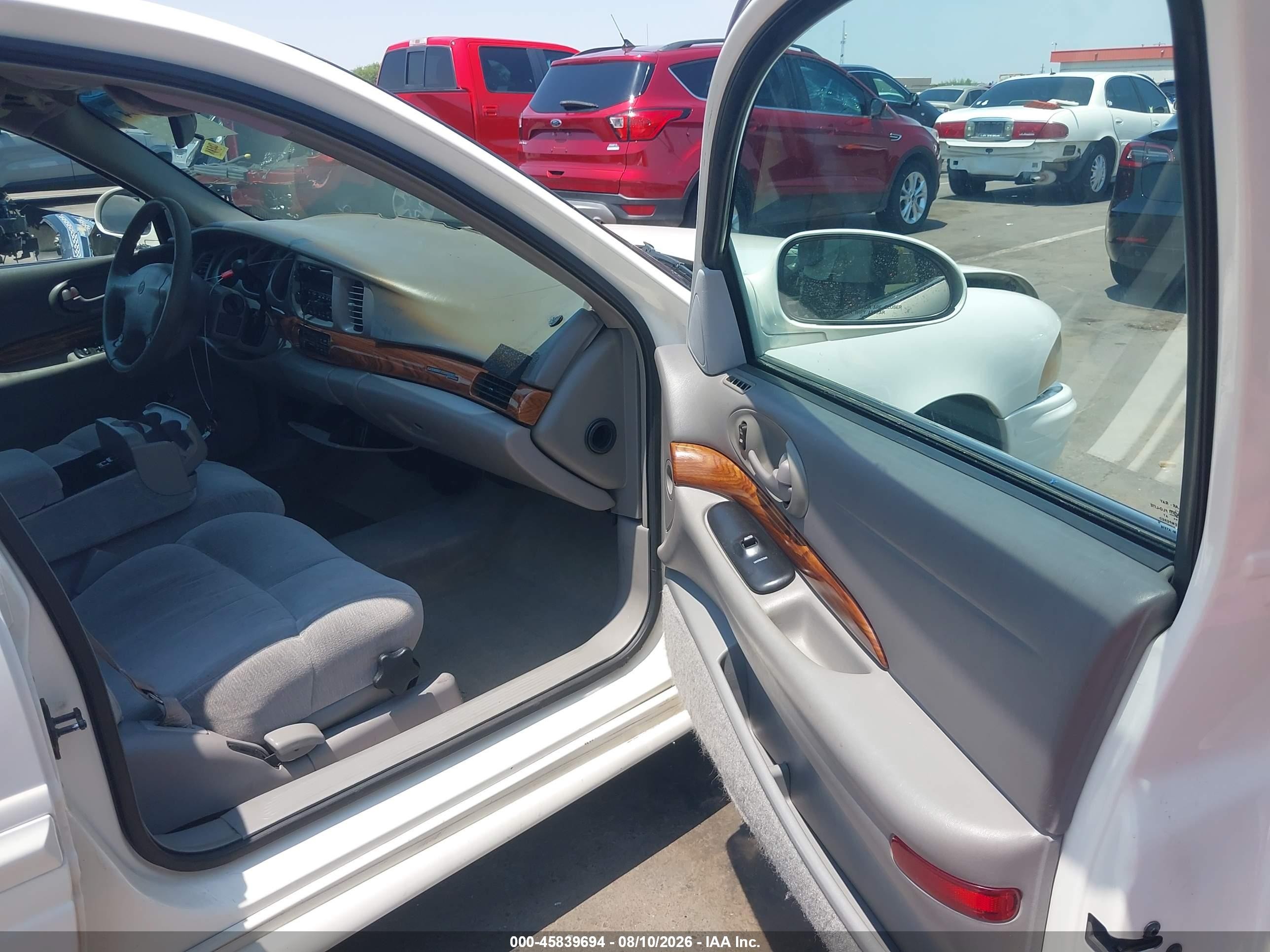2001 Buick Lesabre Custom White vin: 1G4HP54KX14151179