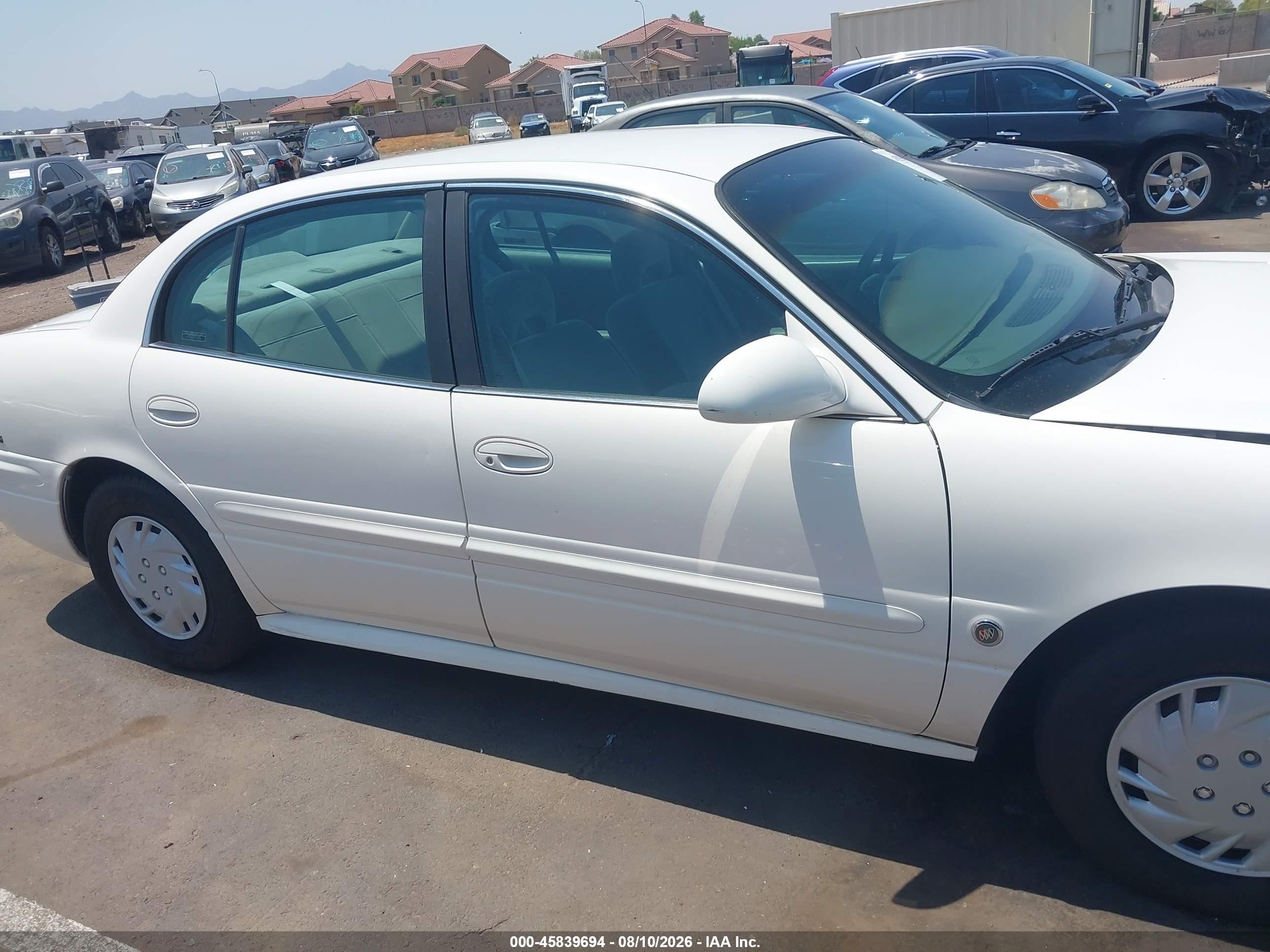 2001 Buick Lesabre Custom White vin: 1G4HP54KX14151179
