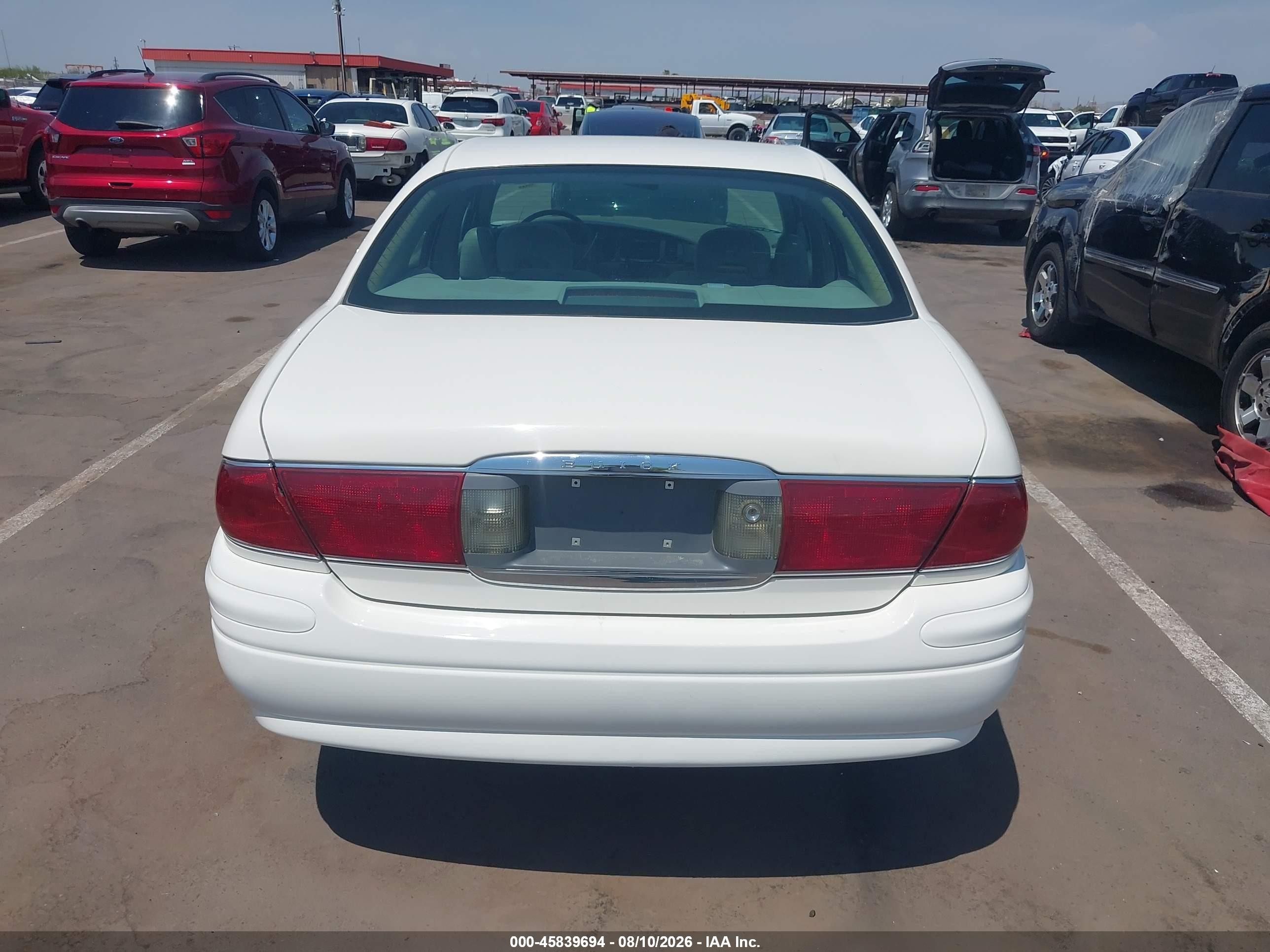 2001 Buick Lesabre Custom White vin: 1G4HP54KX14151179