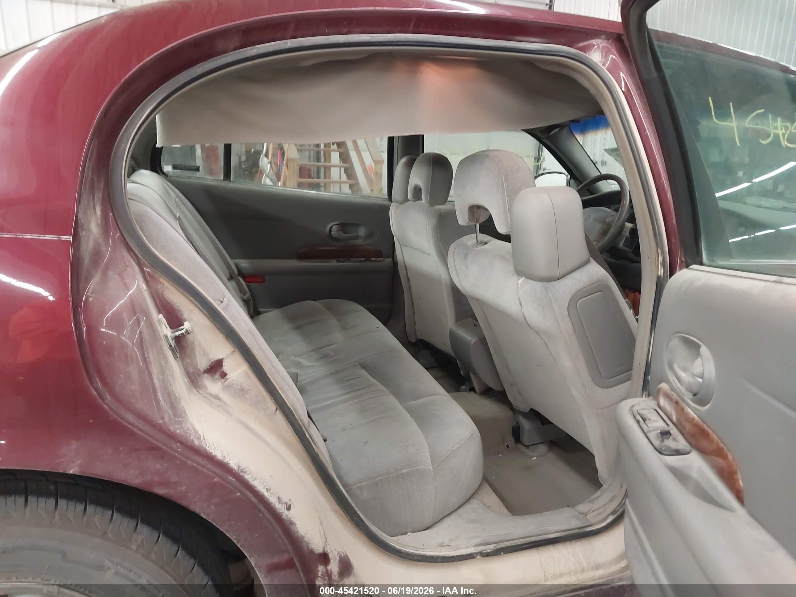 2001 Buick Lesabre Custom Red vin: 1G4HP54KX14210148