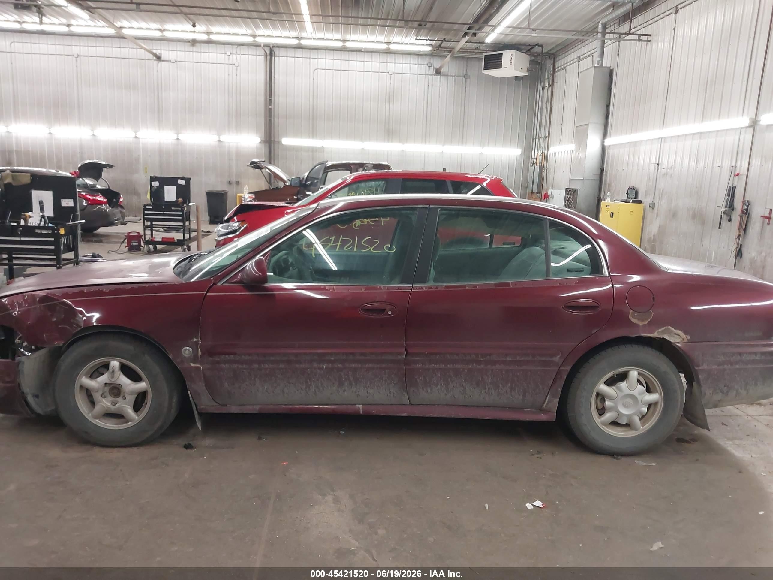 2001 Buick Lesabre Custom Red vin: 1G4HP54KX14210148