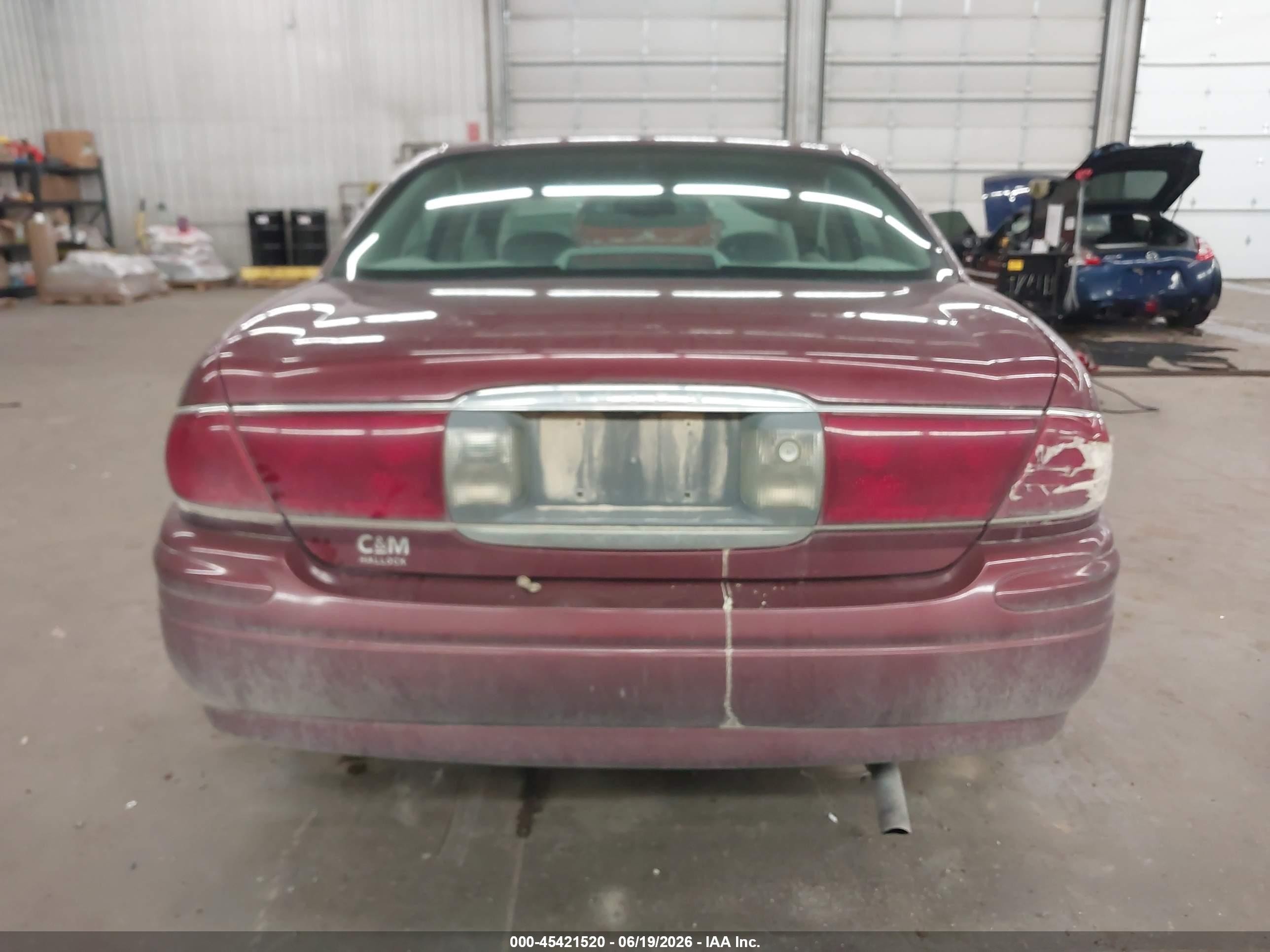 2001 Buick Lesabre Custom Red vin: 1G4HP54KX14210148