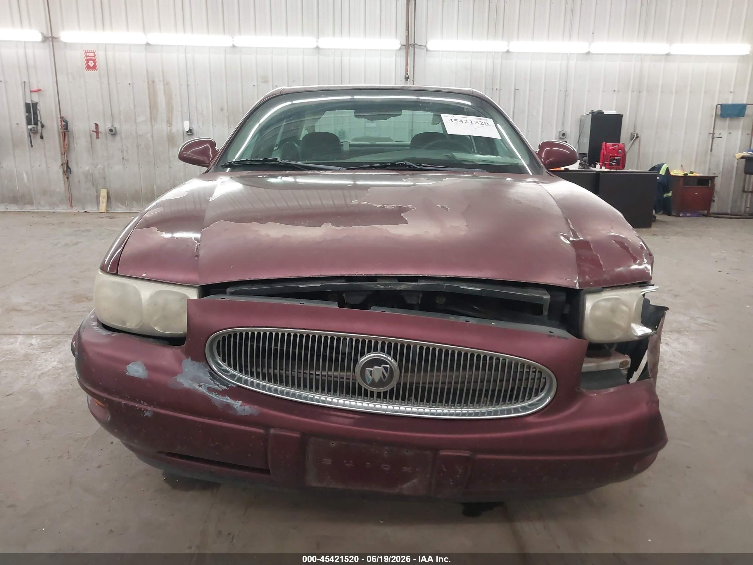 2001 Buick Lesabre Custom Red vin: 1G4HP54KX14210148