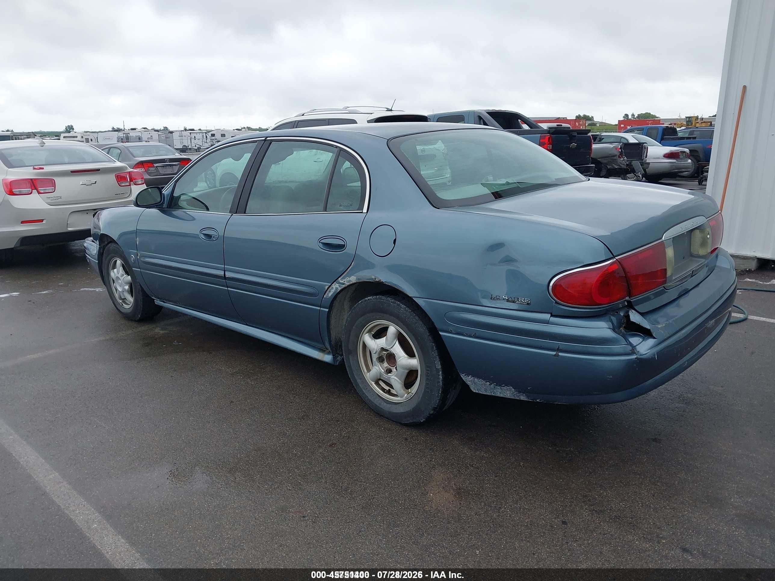 2001 Buick Lesabre Custom Blue vin: 1G4HP54KX14234966