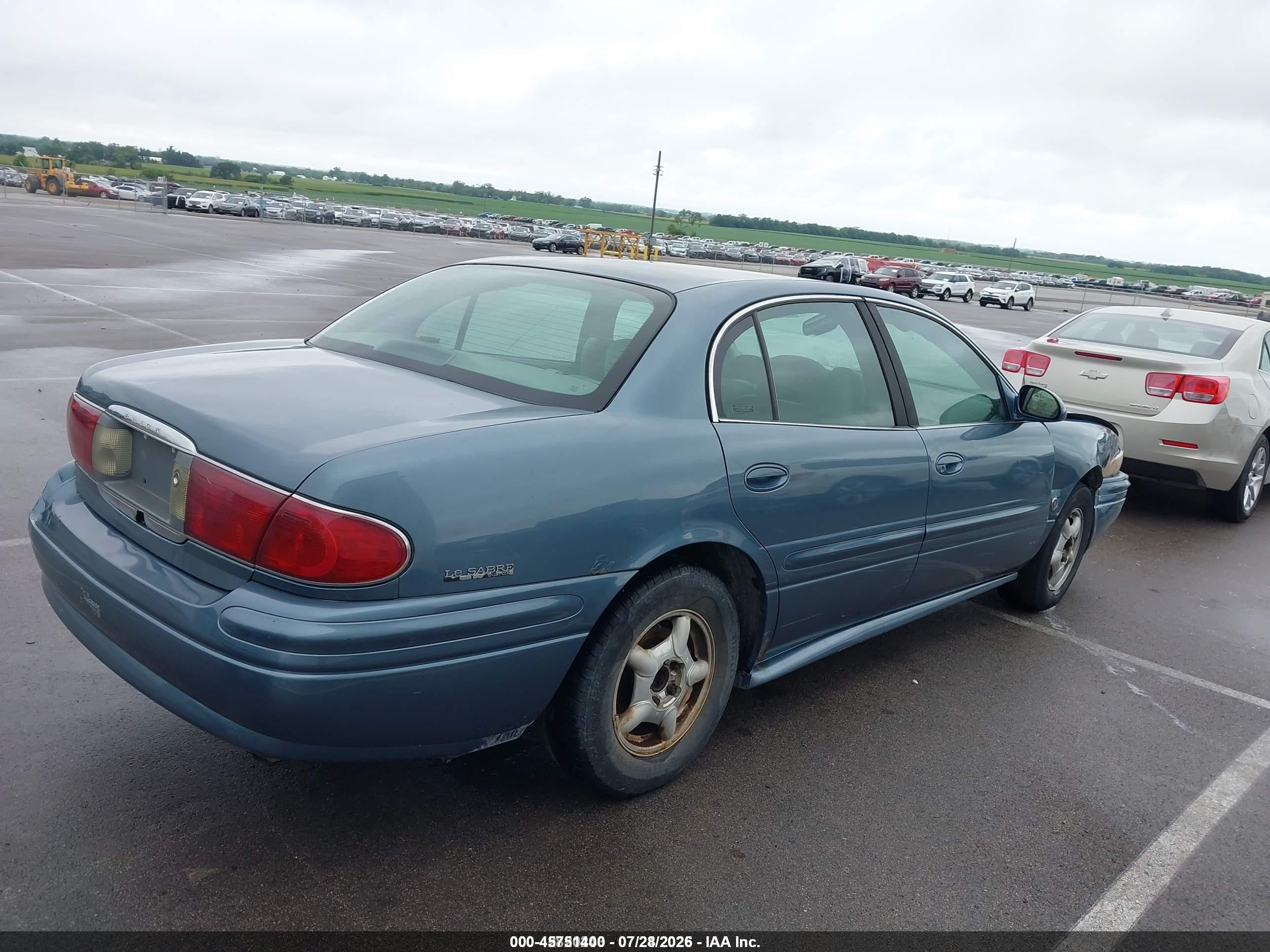 2001 Buick Lesabre Custom Blue vin: 1G4HP54KX14234966
