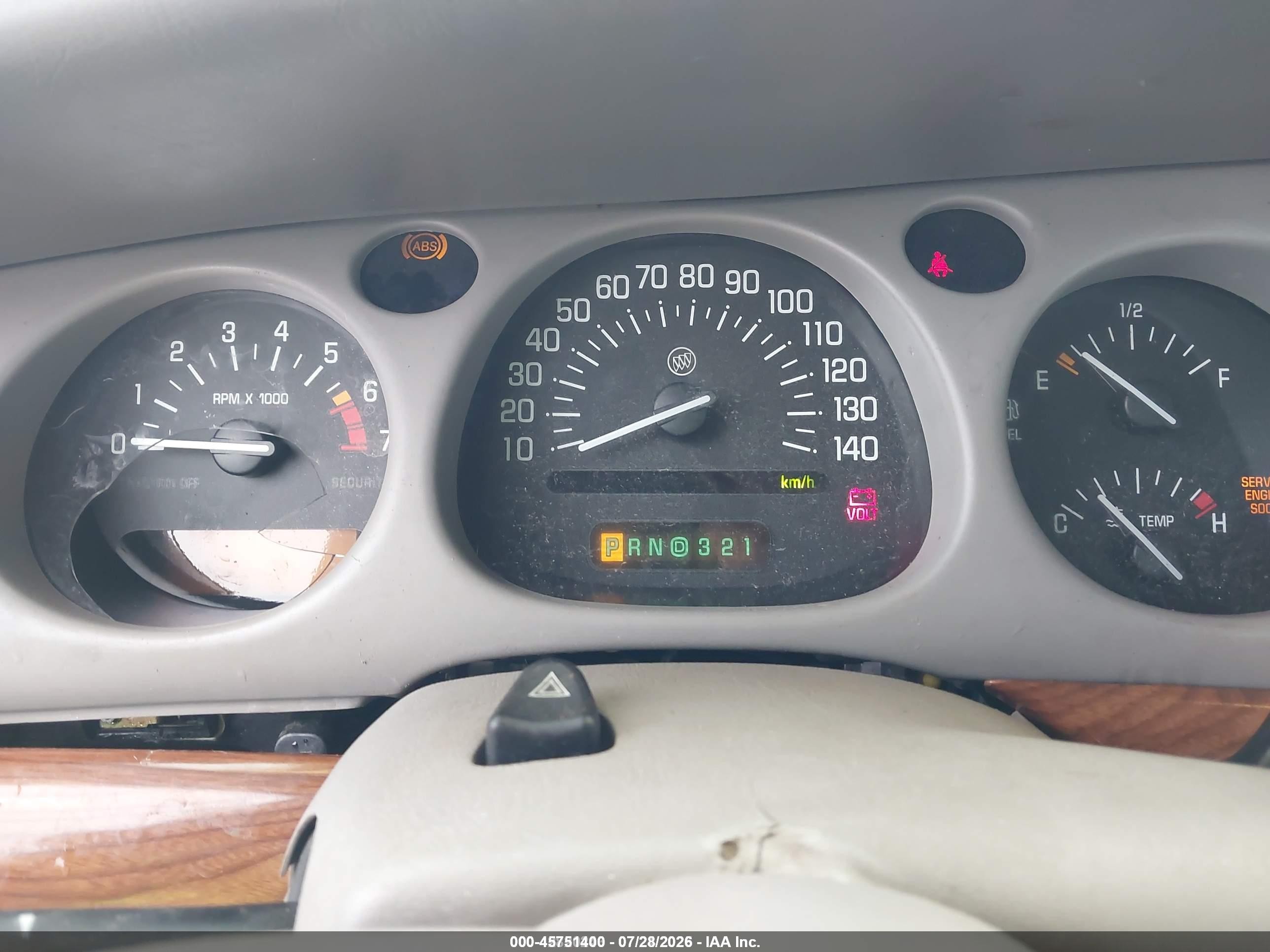 2001 Buick Lesabre Custom Blue vin: 1G4HP54KX14234966
