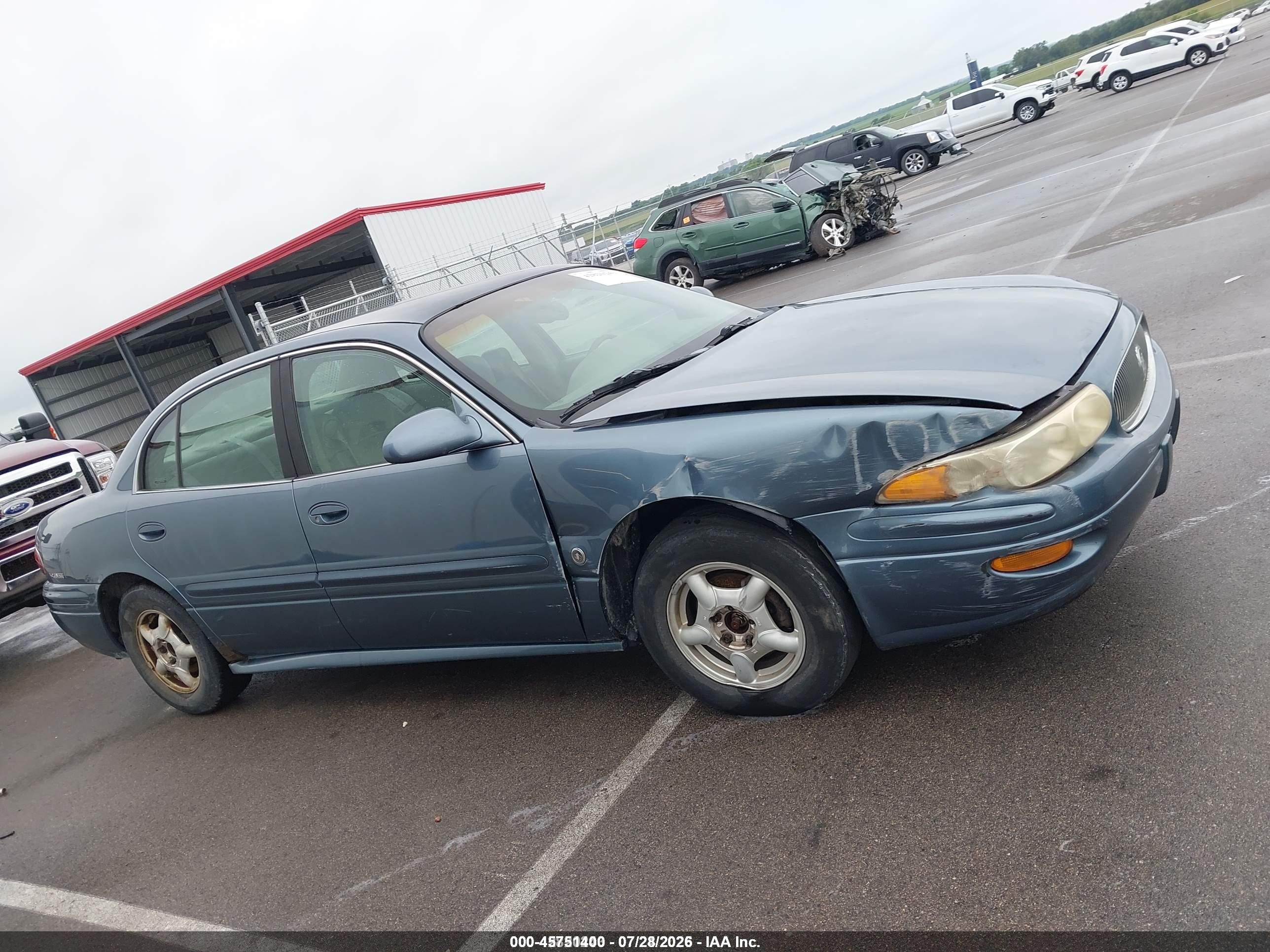2001 Buick Lesabre Custom Blue vin: 1G4HP54KX14234966