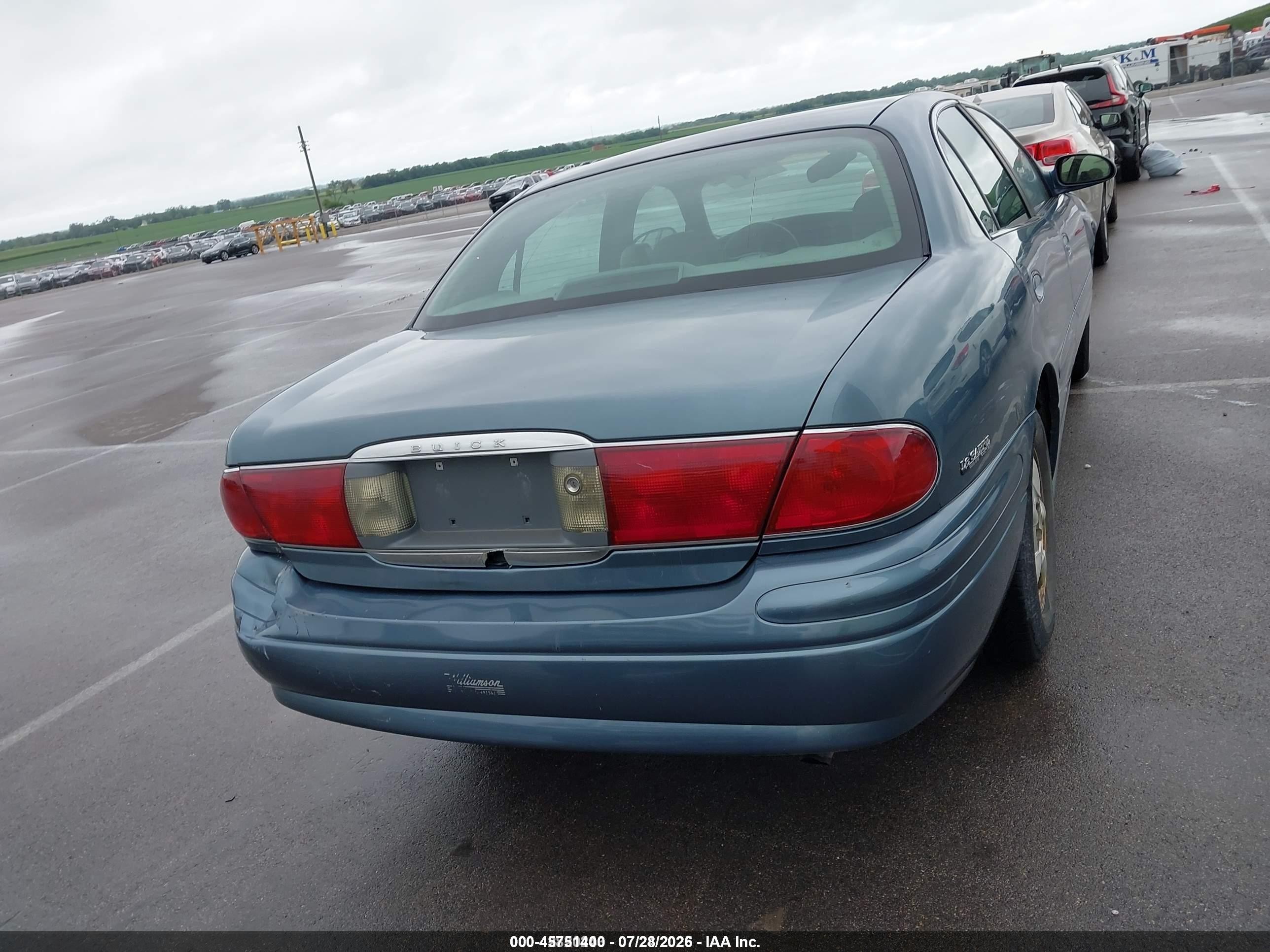 2001 Buick Lesabre Custom Blue vin: 1G4HP54KX14234966