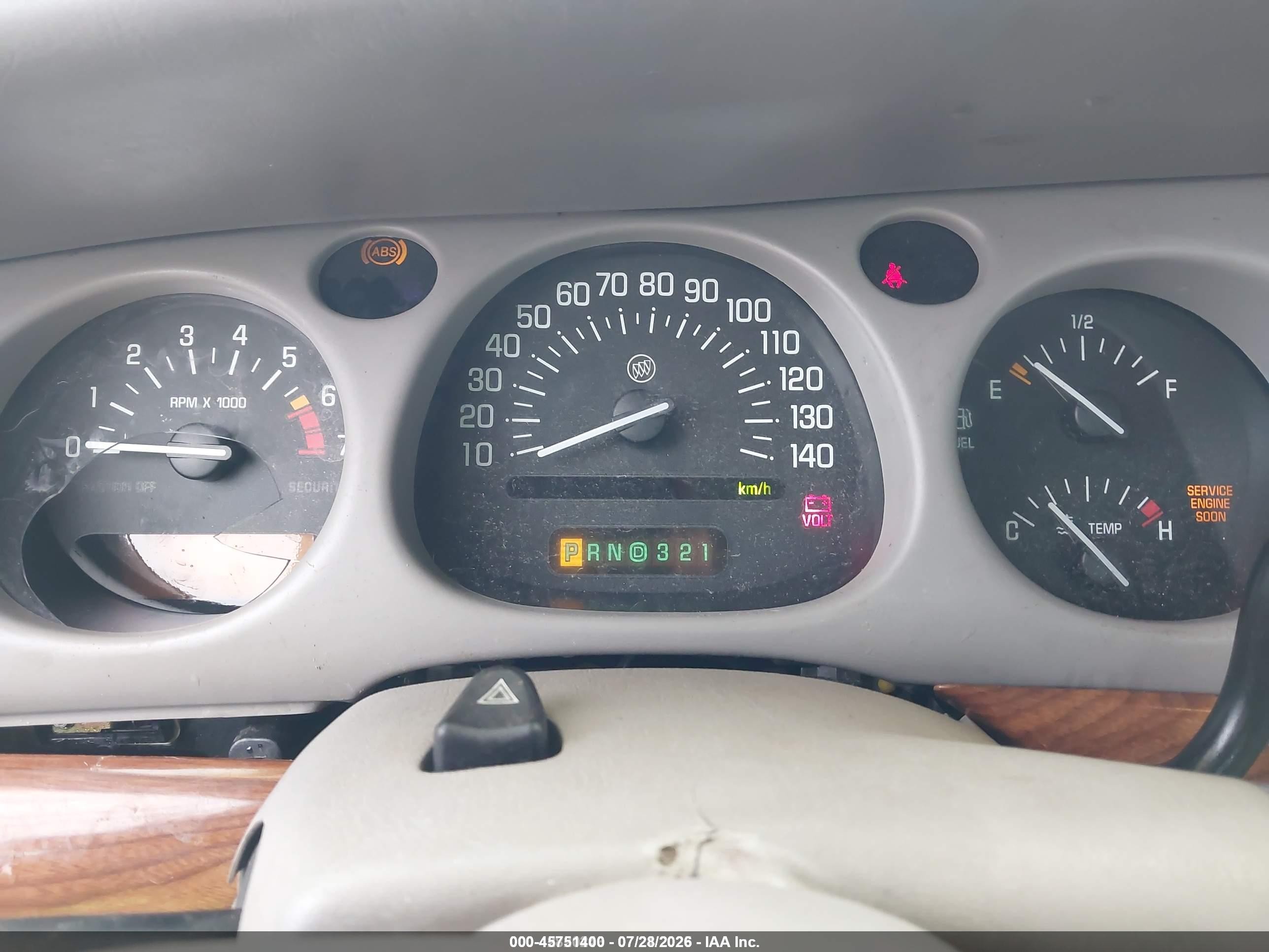 2001 Buick Lesabre Custom Blue vin: 1G4HP54KX14234966