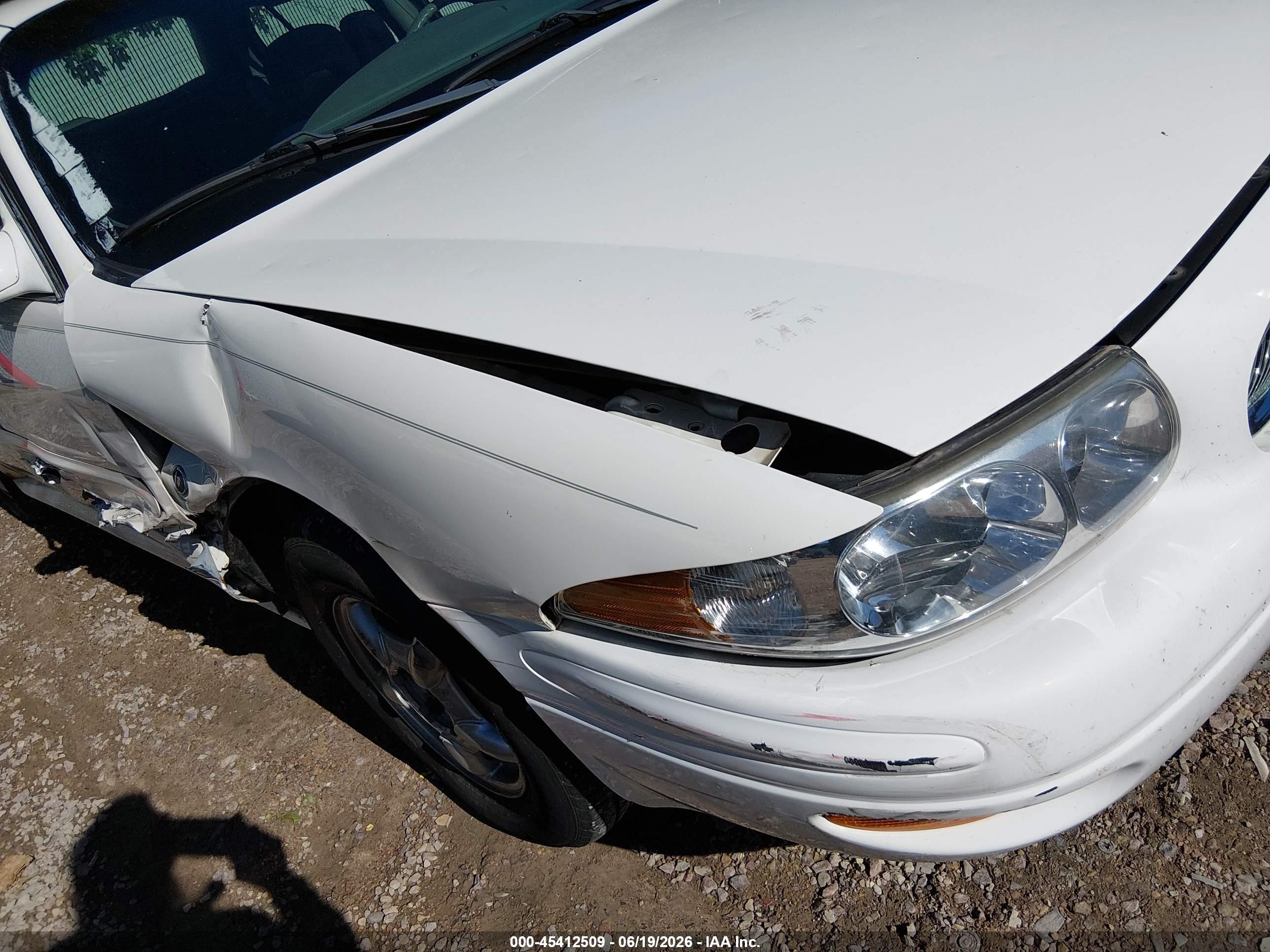 2001 Buick Lesabre Custom White vin: 1G4HP54KX1U209274