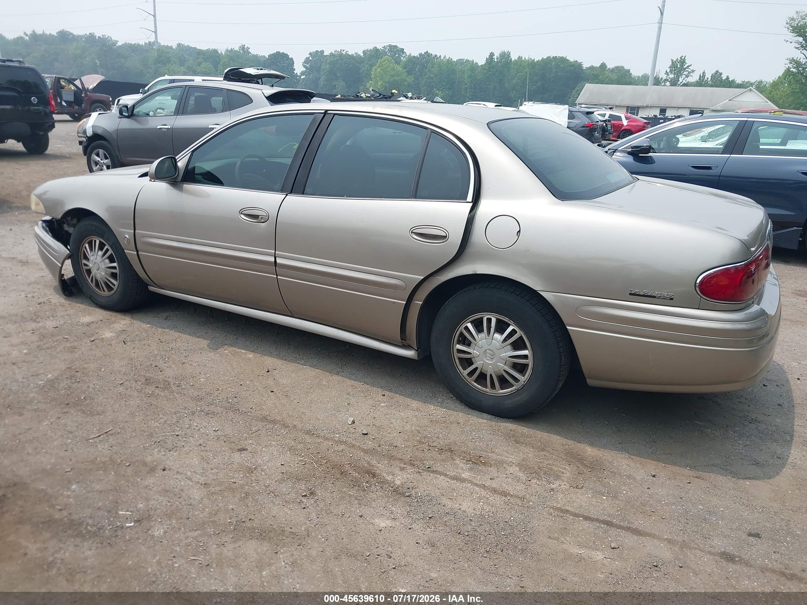 2002 Buick Lesabre Custom Gold vin: 1G4HP54KX24148364