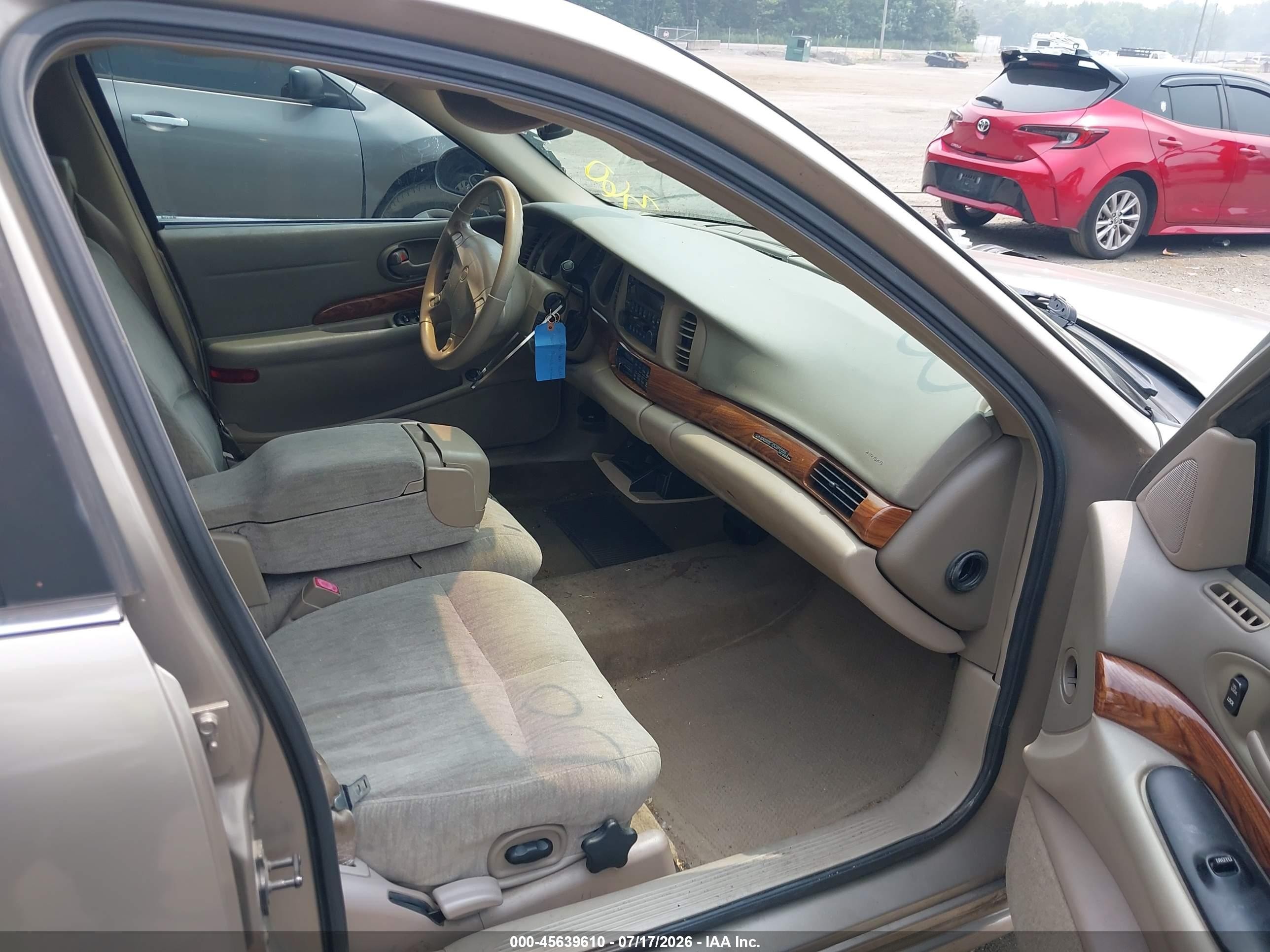 2002 Buick Lesabre Custom Gold vin: 1G4HP54KX24148364