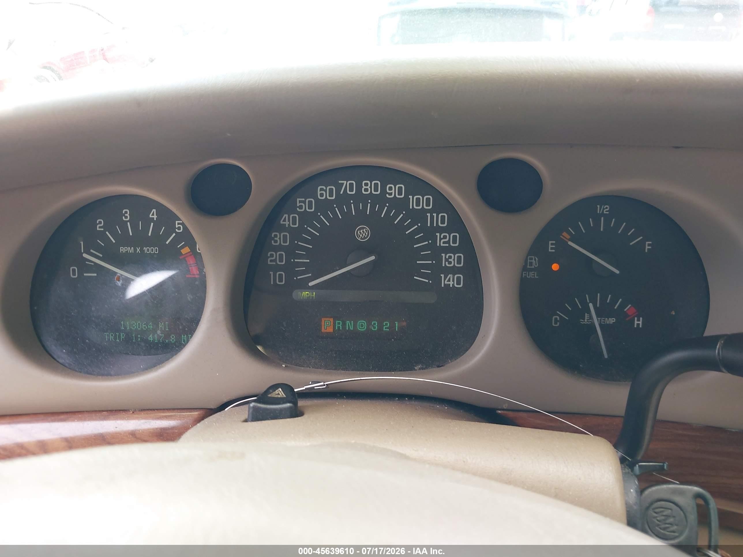 2002 Buick Lesabre Custom Gold vin: 1G4HP54KX24148364