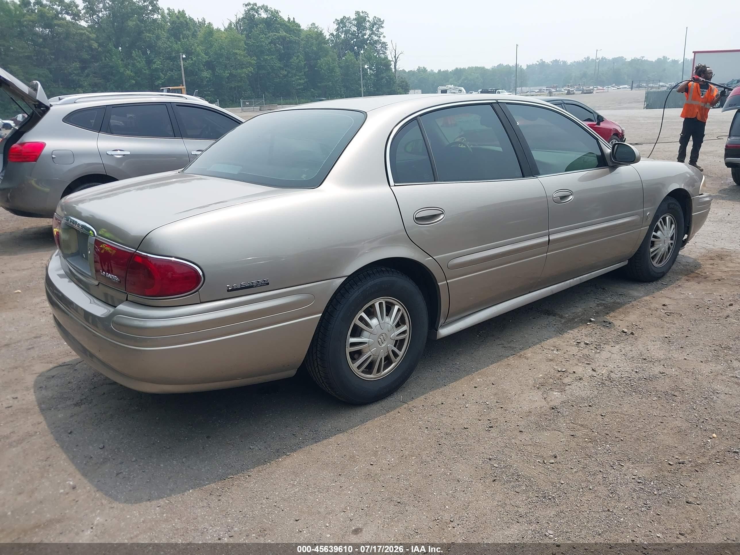 2002 Buick Lesabre Custom Gold vin: 1G4HP54KX24148364