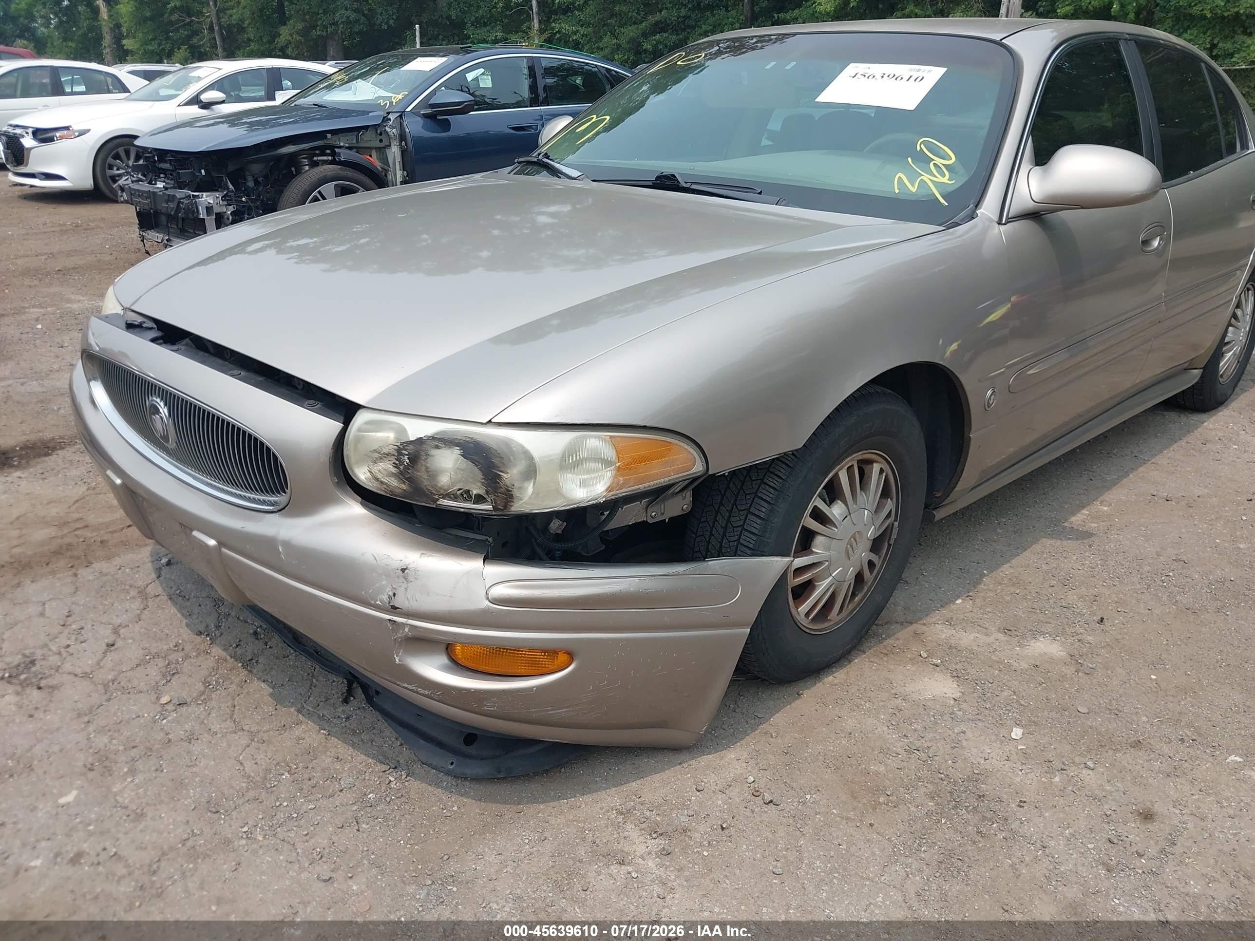 2002 Buick Lesabre Custom Gold vin: 1G4HP54KX24148364
