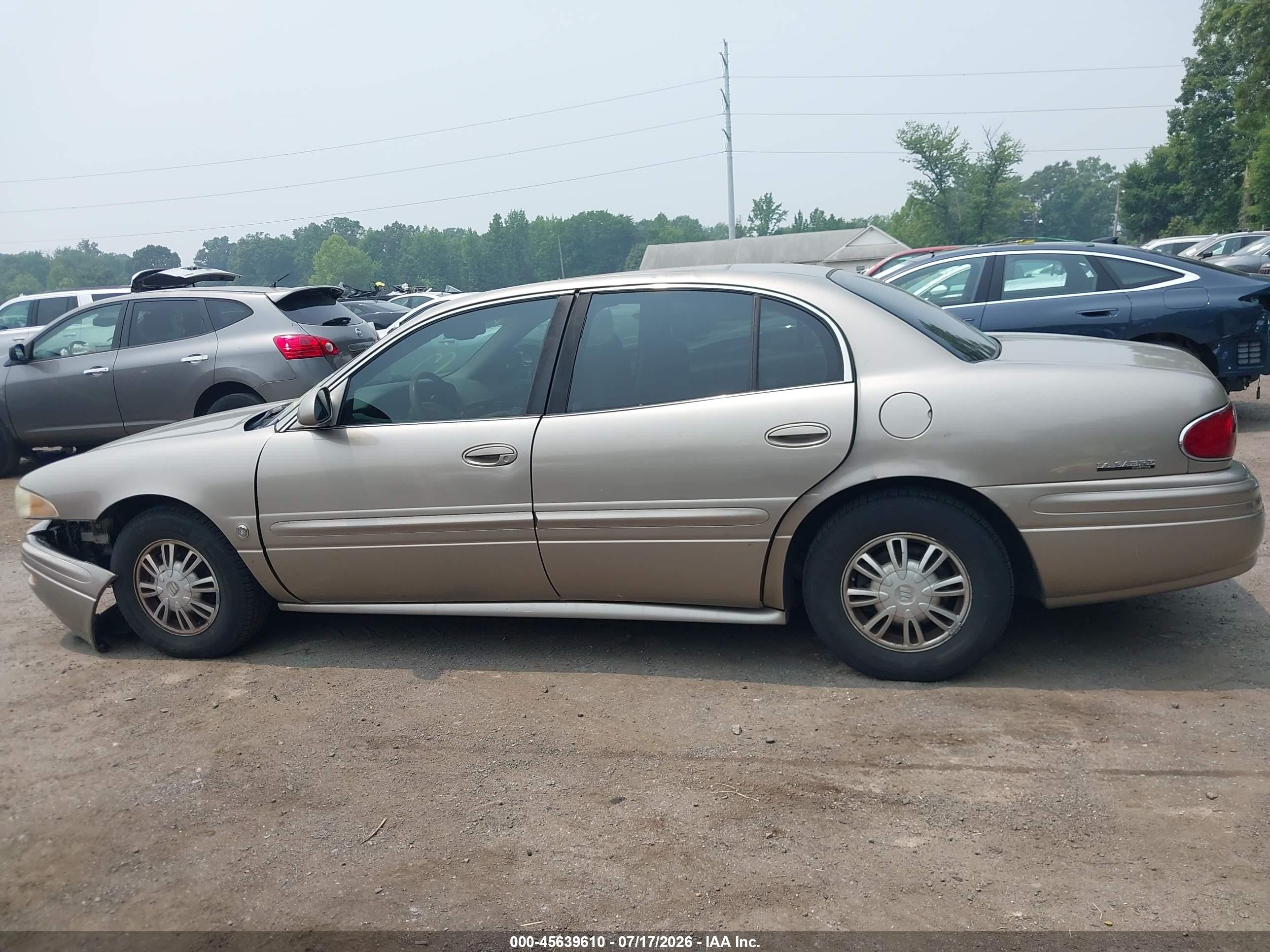 2002 Buick Lesabre Custom Gold vin: 1G4HP54KX24148364