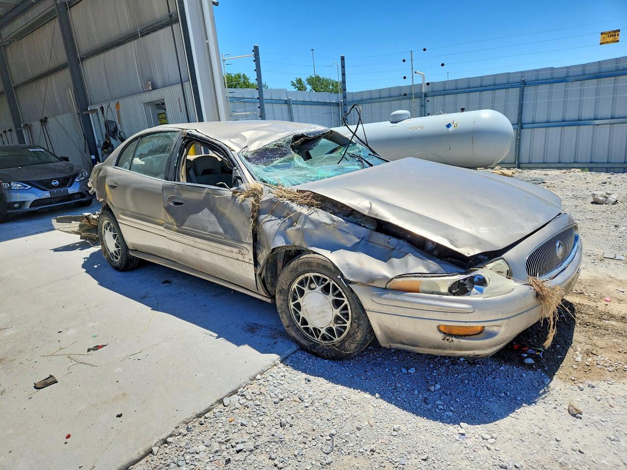 2002 Buick Lesabre Custom Gray vin: 1G4HP54KX24195717