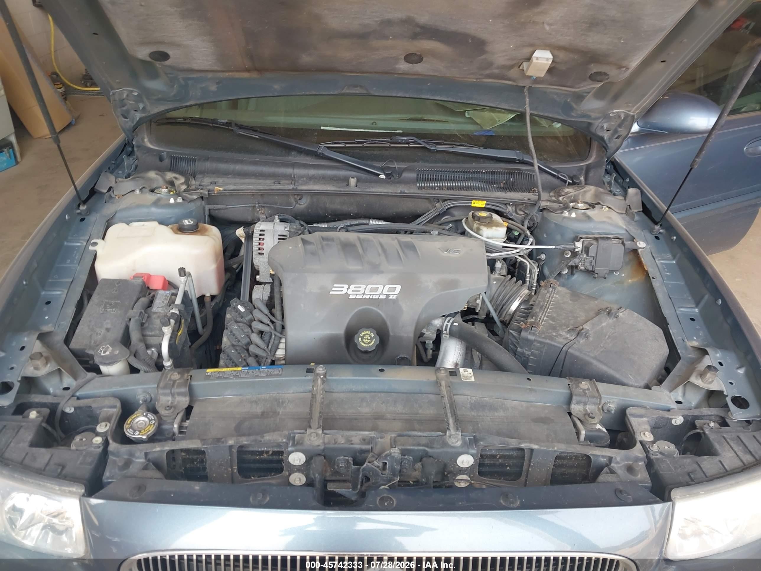 2002 Buick Lesabre Custom Синий vin: 1G4HP54KX24212242