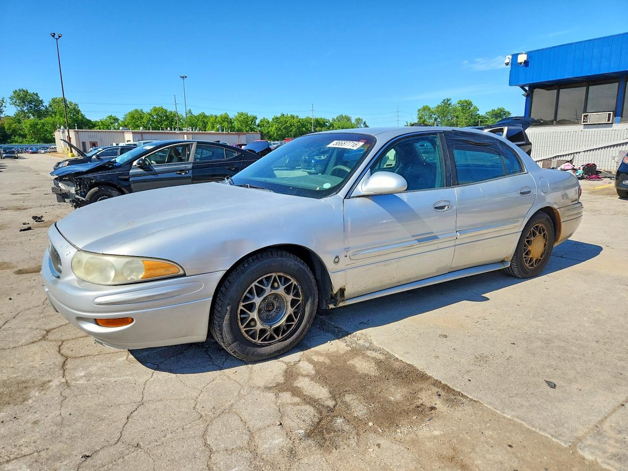 2002 Buick Lesabre Custom Silver vin: 1G4HP54KX2U221524