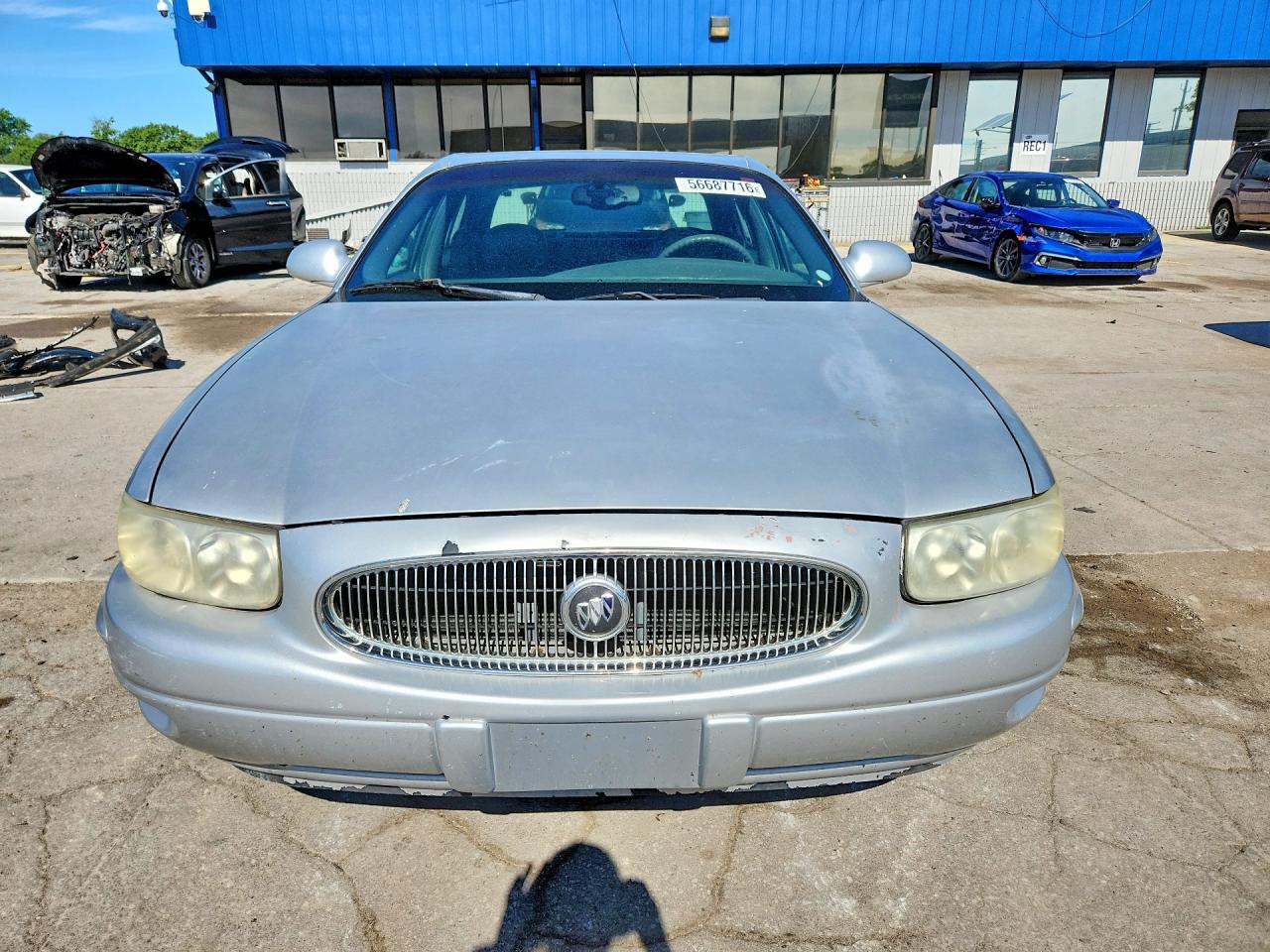 2002 Buick Lesabre Custom Silver vin: 1G4HP54KX2U221524