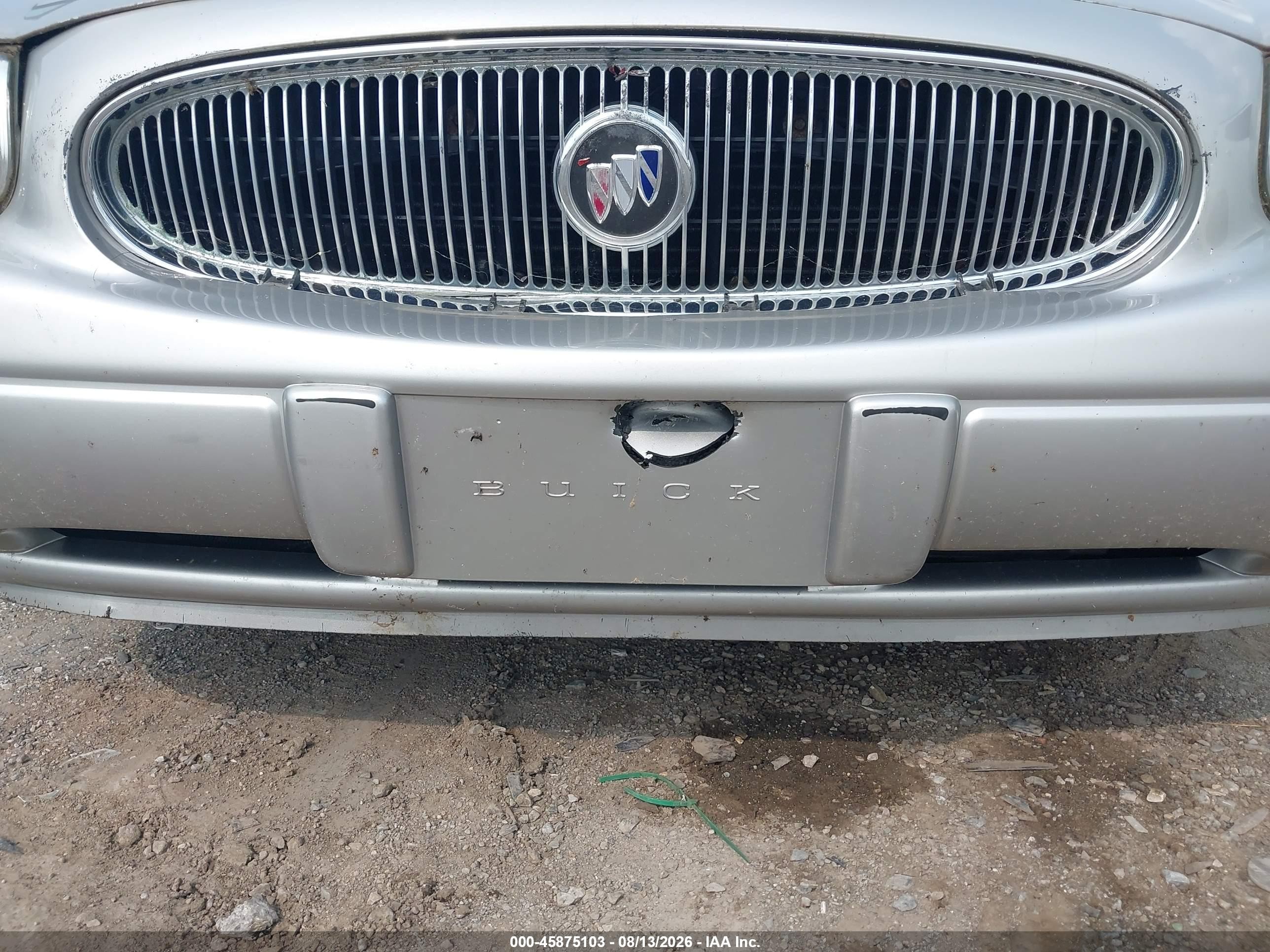 2004 Buick Lesabre Custom Silver vin: 1G4HP54KX44141207