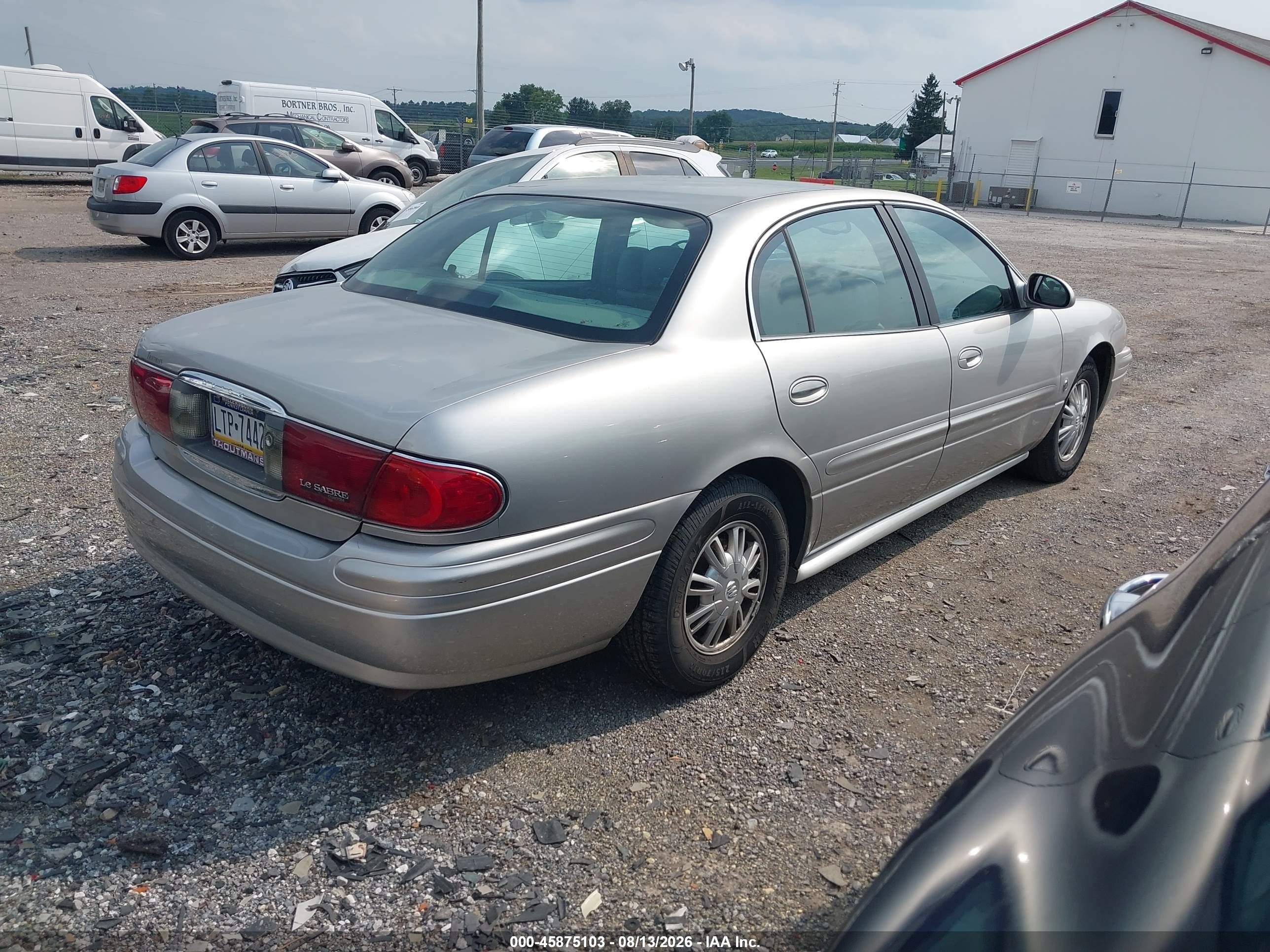 2004 Buick Lesabre Custom Silver vin: 1G4HP54KX44141207