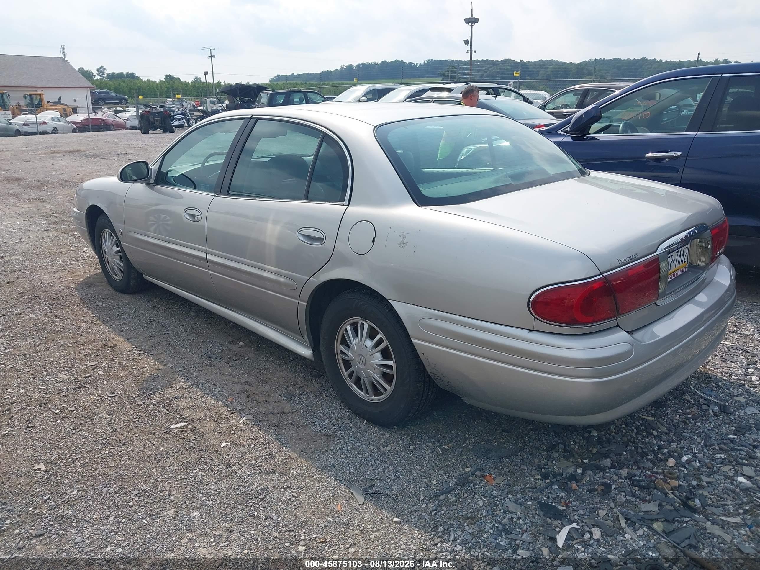 2004 Buick Lesabre Custom Silver vin: 1G4HP54KX44141207