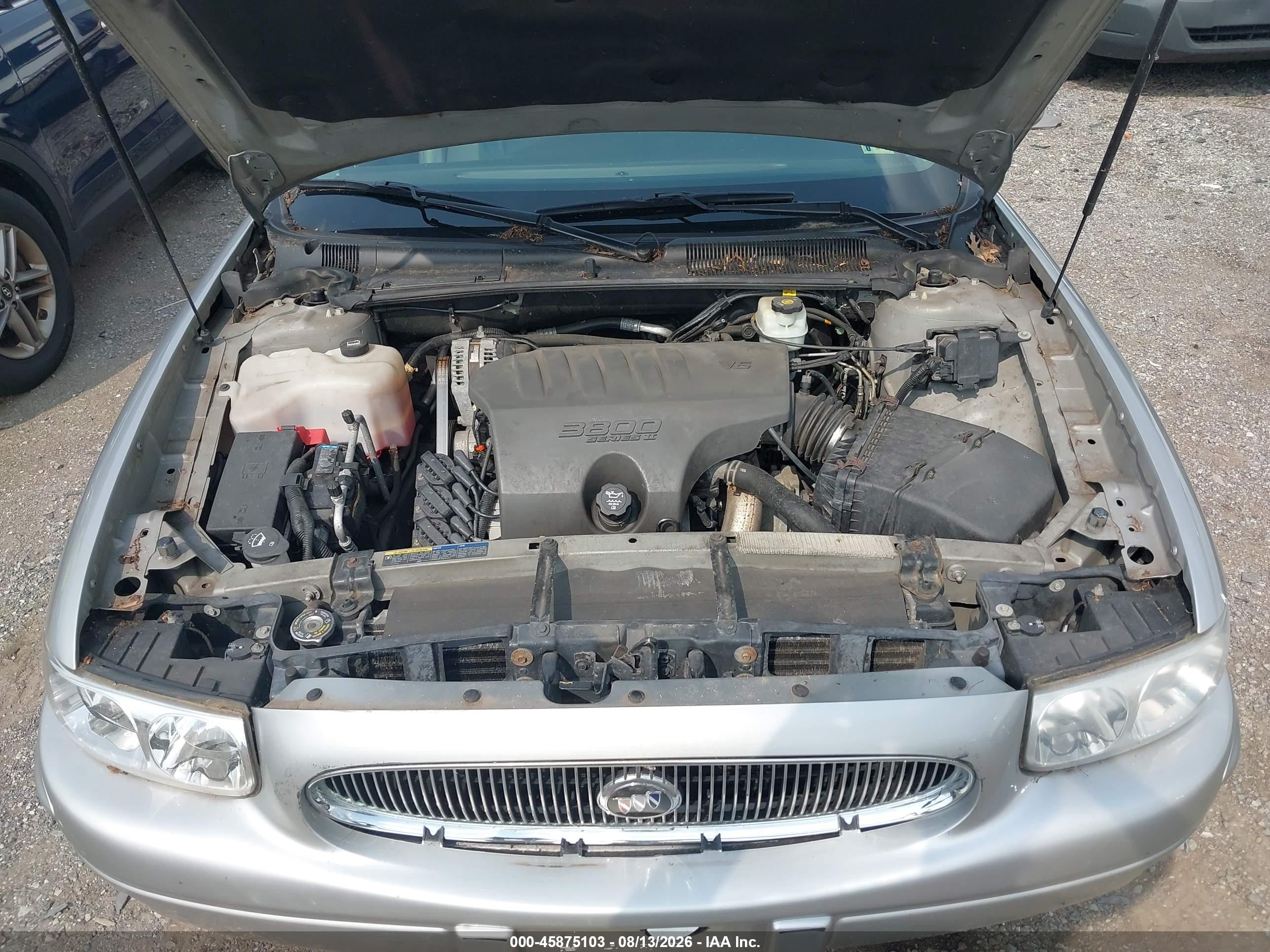 2004 Buick Lesabre Custom Silver vin: 1G4HP54KX44141207