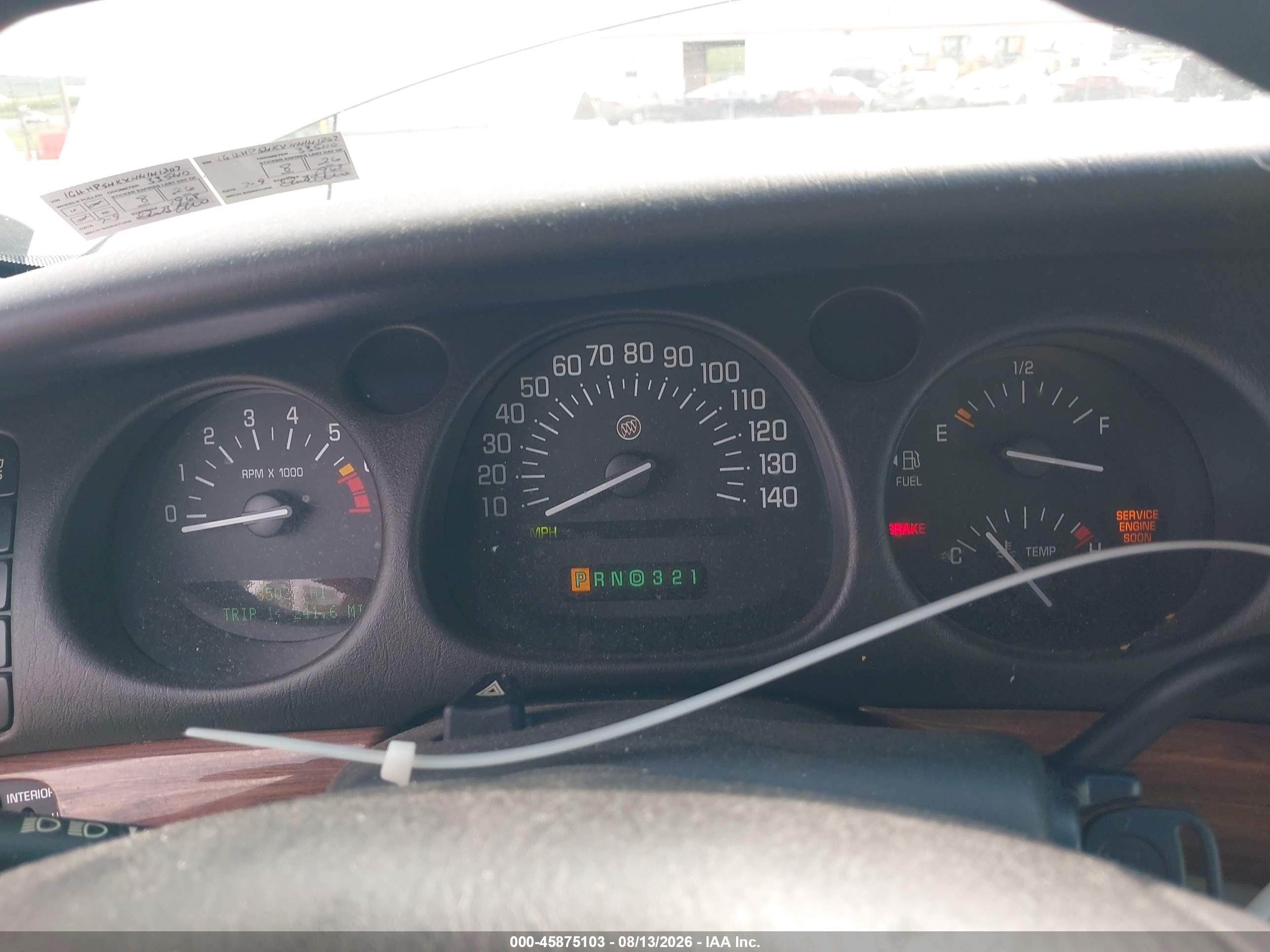 2004 Buick Lesabre Custom Silver vin: 1G4HP54KX44141207