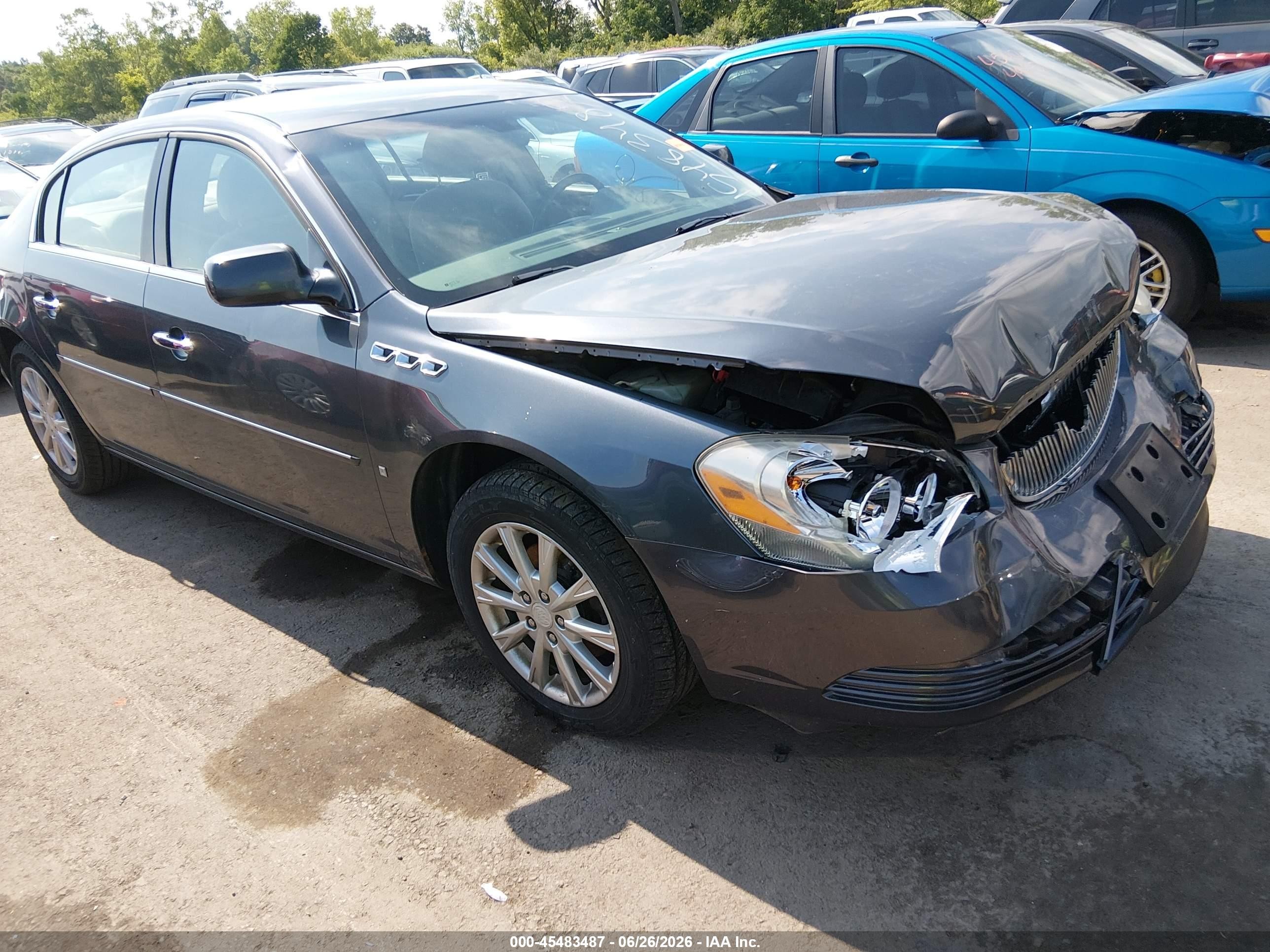 2009 Buick Lucerne Cx Gray vin: 1G4HP57159U122770